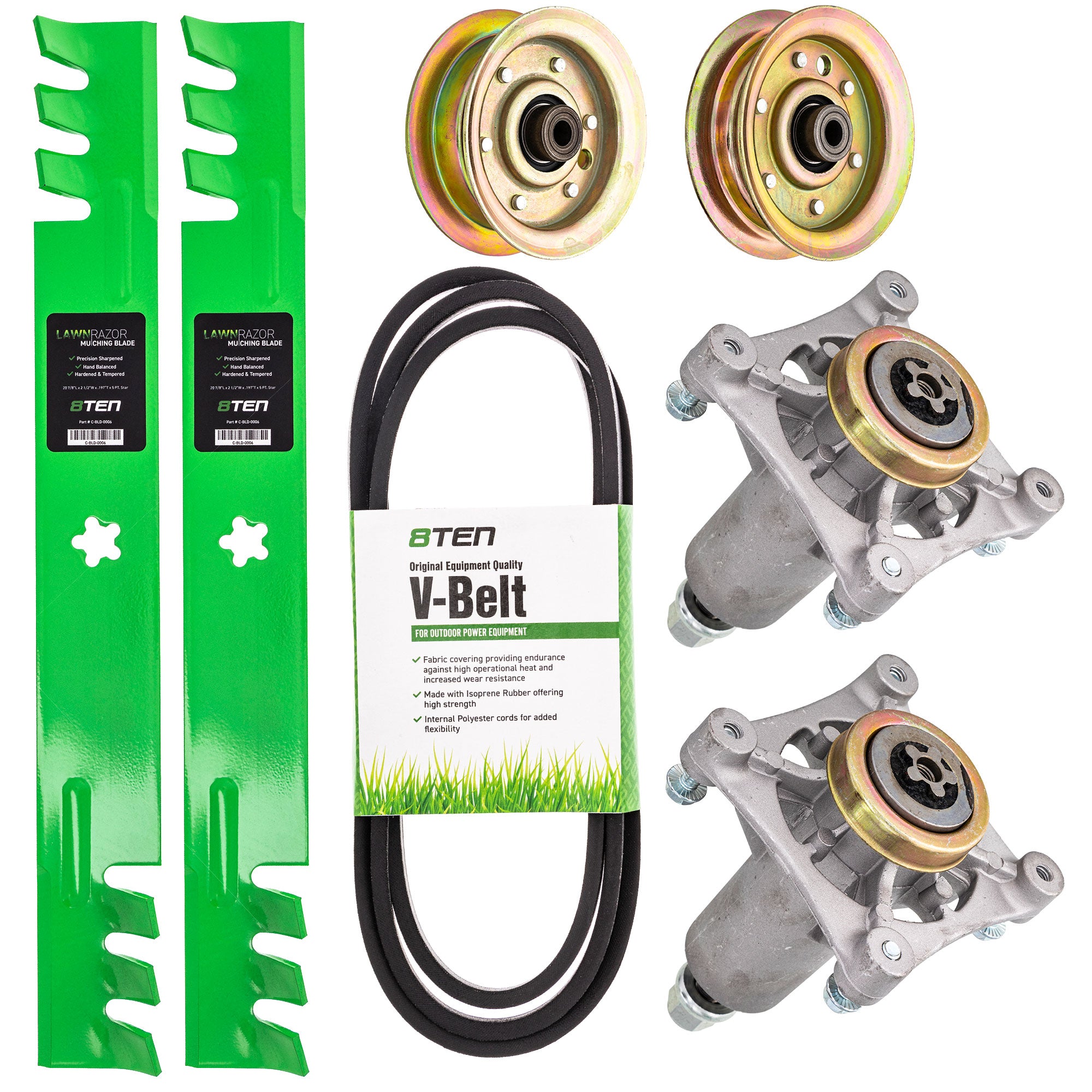 Mower Deck Rebuild Kit for zOTHER Stens Oregon MTD Cub Cadet Troy-Bilt John Deere 8TEN MK1005183