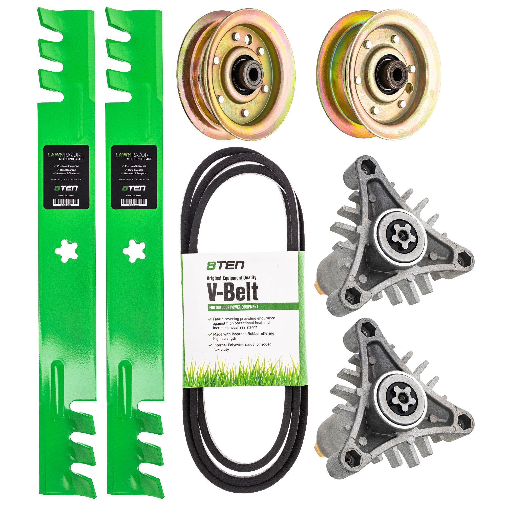 Mower Deck Rebuild Kit for zOTHER Stens Oregon MTD Cub Cadet Troy-Bilt John Deere 8TEN MK1005184