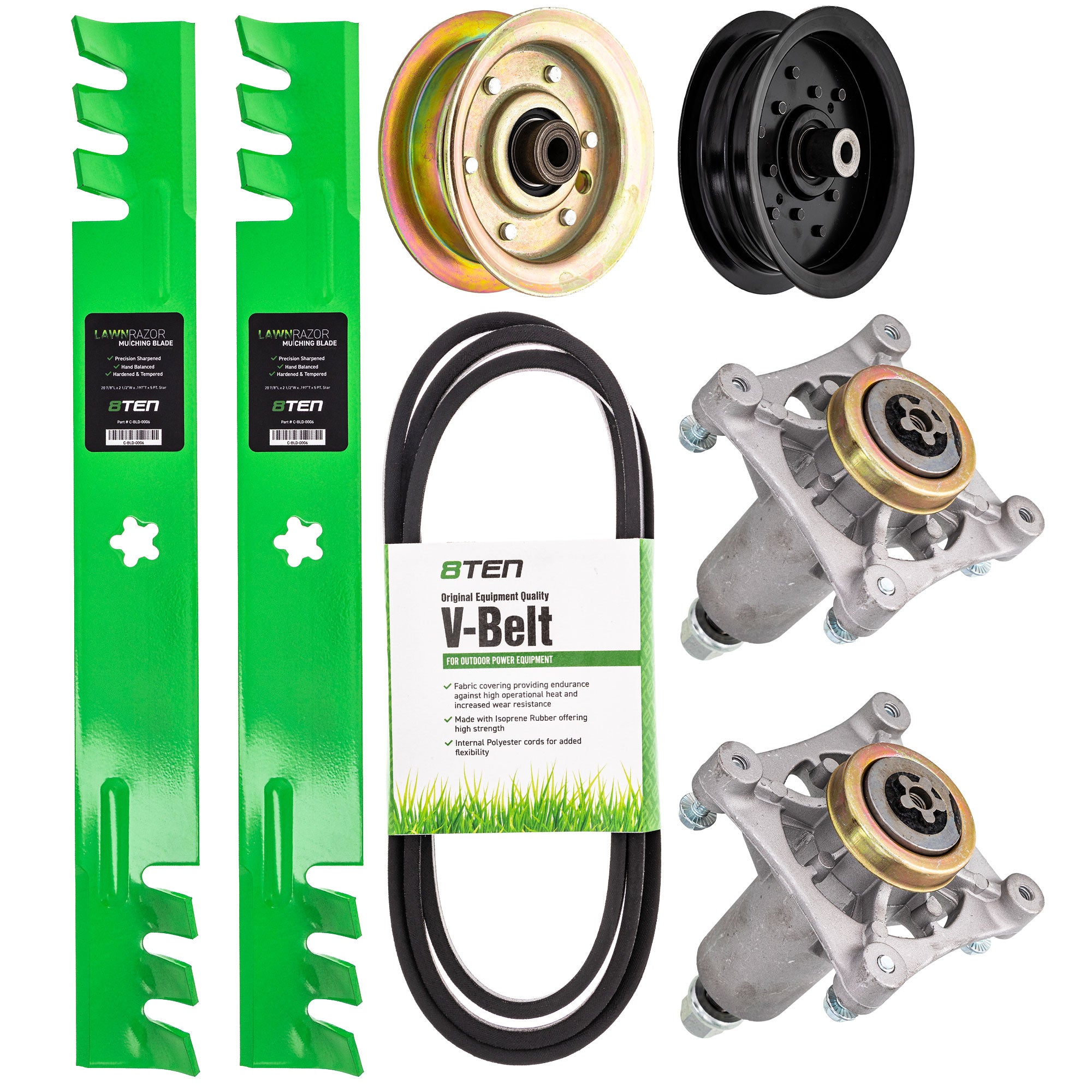 Mower Deck Rebuild Kit for zOTHER Stens Oregon Murray MTD Cub Cadet Troy-Bilt Husqvarna 8TEN MK1005191