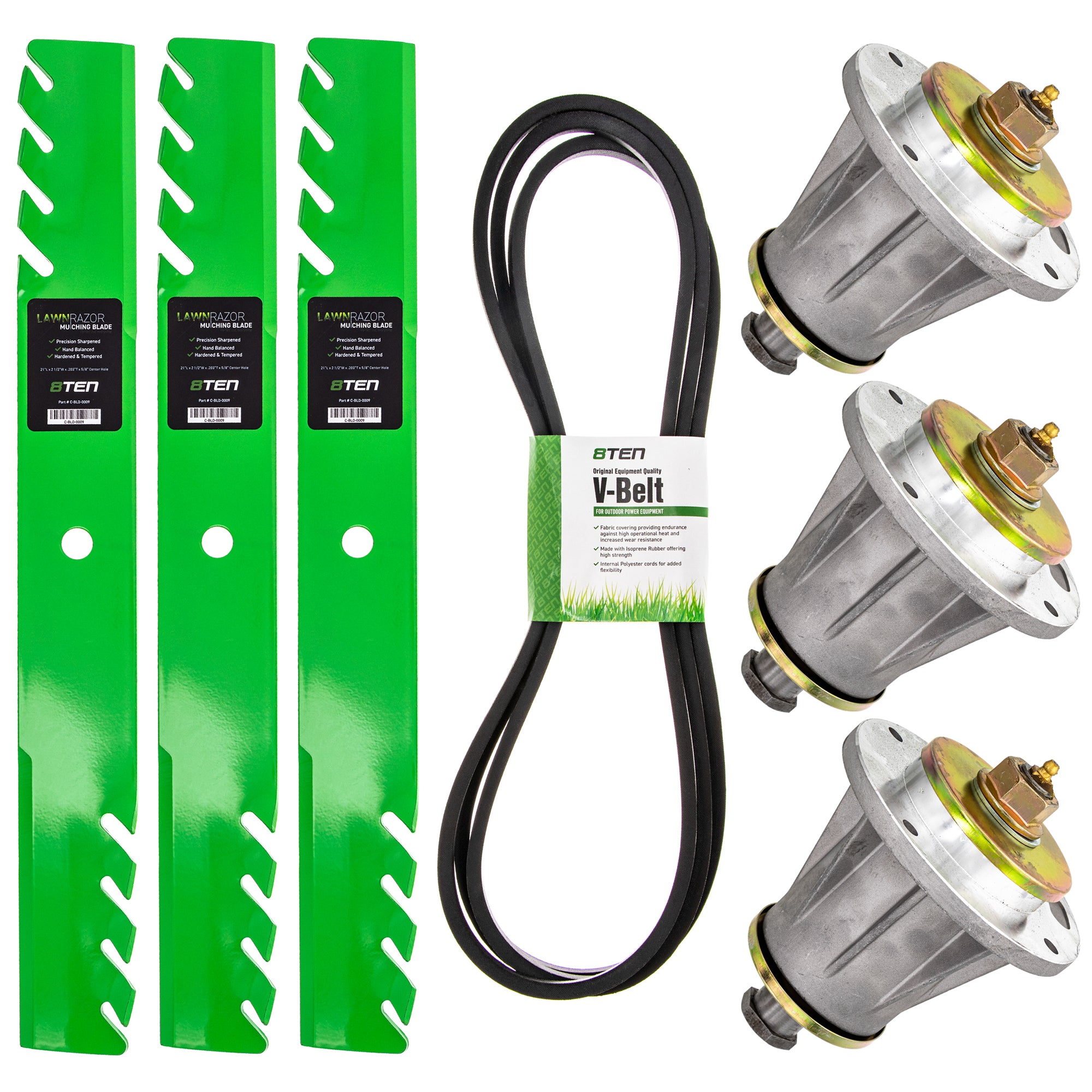 Mower Deck Rebuild Kit for Wright Stander Walbro Stens Snapper Scag Oregon MTD Cub Cadet 8TEN MK1005213