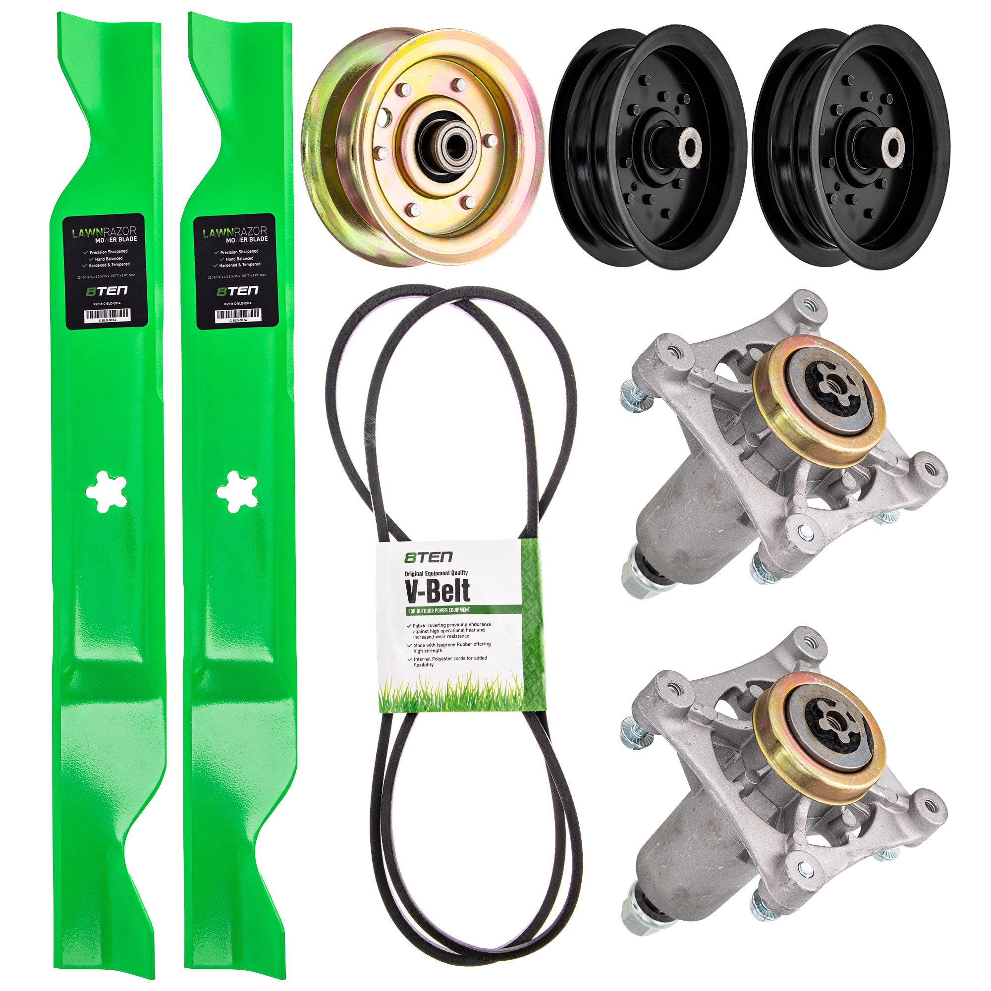 Mower Deck Rebuild Kit for zOTHER Stens Oregon Murray MTD Cub Cadet Troy-Bilt Husqvarna 8TEN MK1005246
