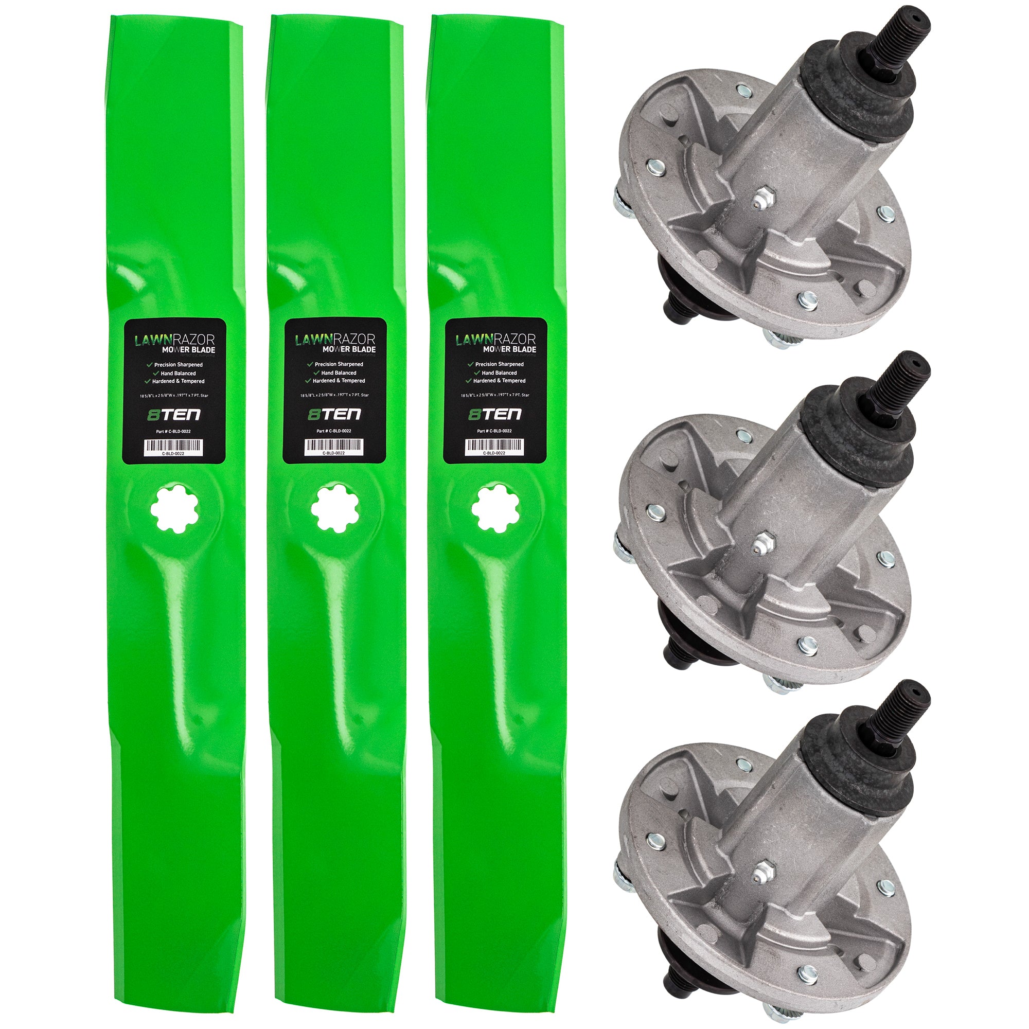 Mower Deck Rebuild Kit for zOTHER Stens Oregon MTD Cub Cadet Troy-Bilt John Deere Deere 8TEN MK1005280