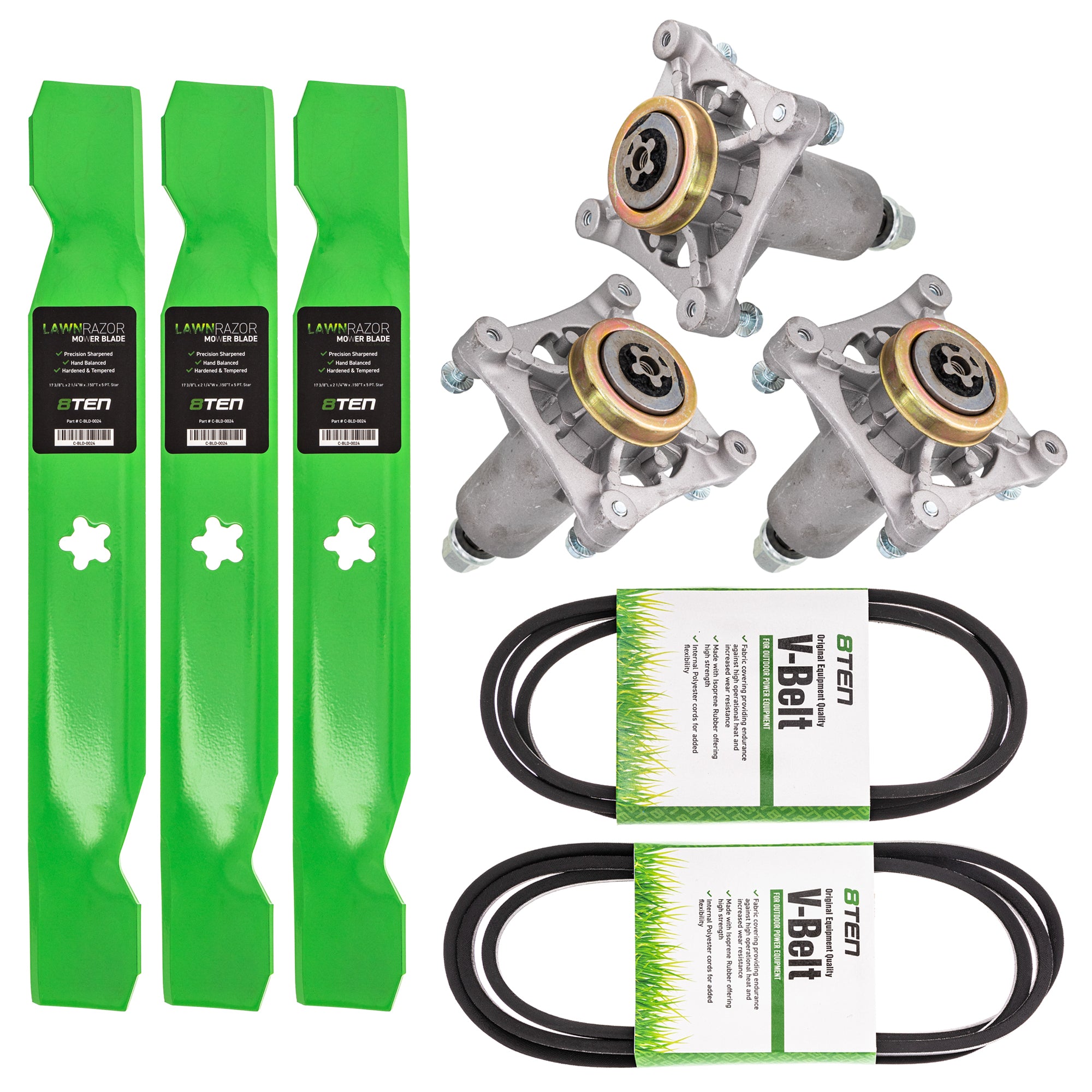 Mower Deck Rebuild Kit for zOTHER Toro Exmark Stens Oregon MTD Cub Cadet Troy-Bilt 8TEN MK1005282