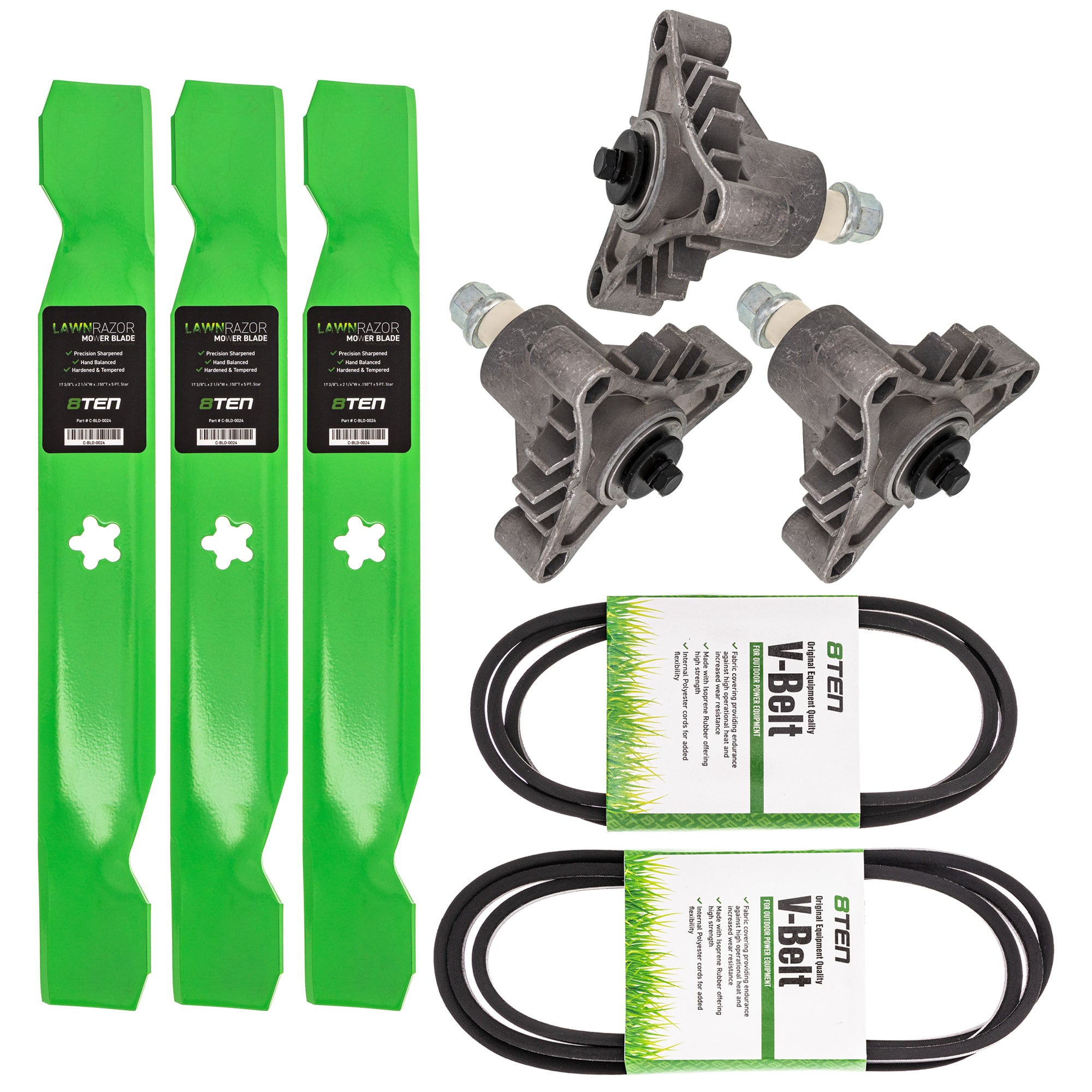 Mower Deck Rebuild Kit for Toro Exmark Stens Oregon MTD Cub Cadet Troy-Bilt Husqvarna 8TEN MK1005283