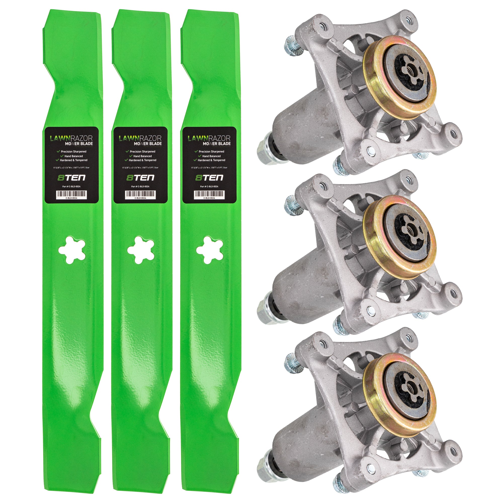 Mower Deck Rebuild Kit for zOTHER Stens Oregon MTD Cub Cadet Troy-Bilt Husqvarna Poulan 8TEN MK1005284