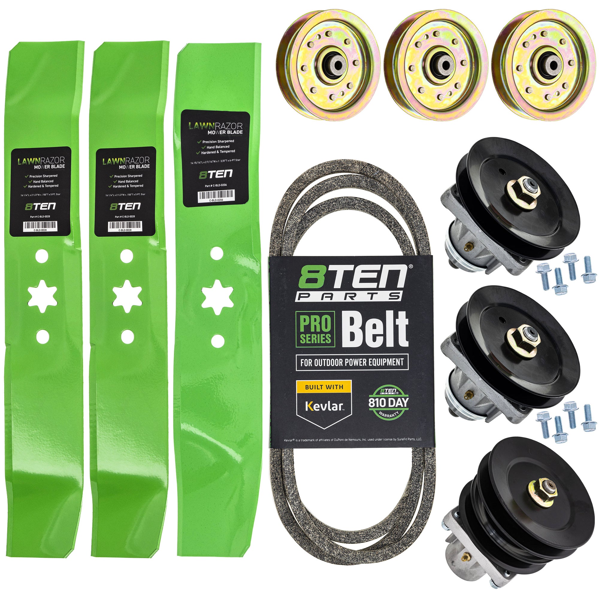 Mower Deck Rebuild Kit for zOTHER Oregon MTD Cub Cadet Troy-Bilt Husqvarna Poulan 8TEN MK1005324