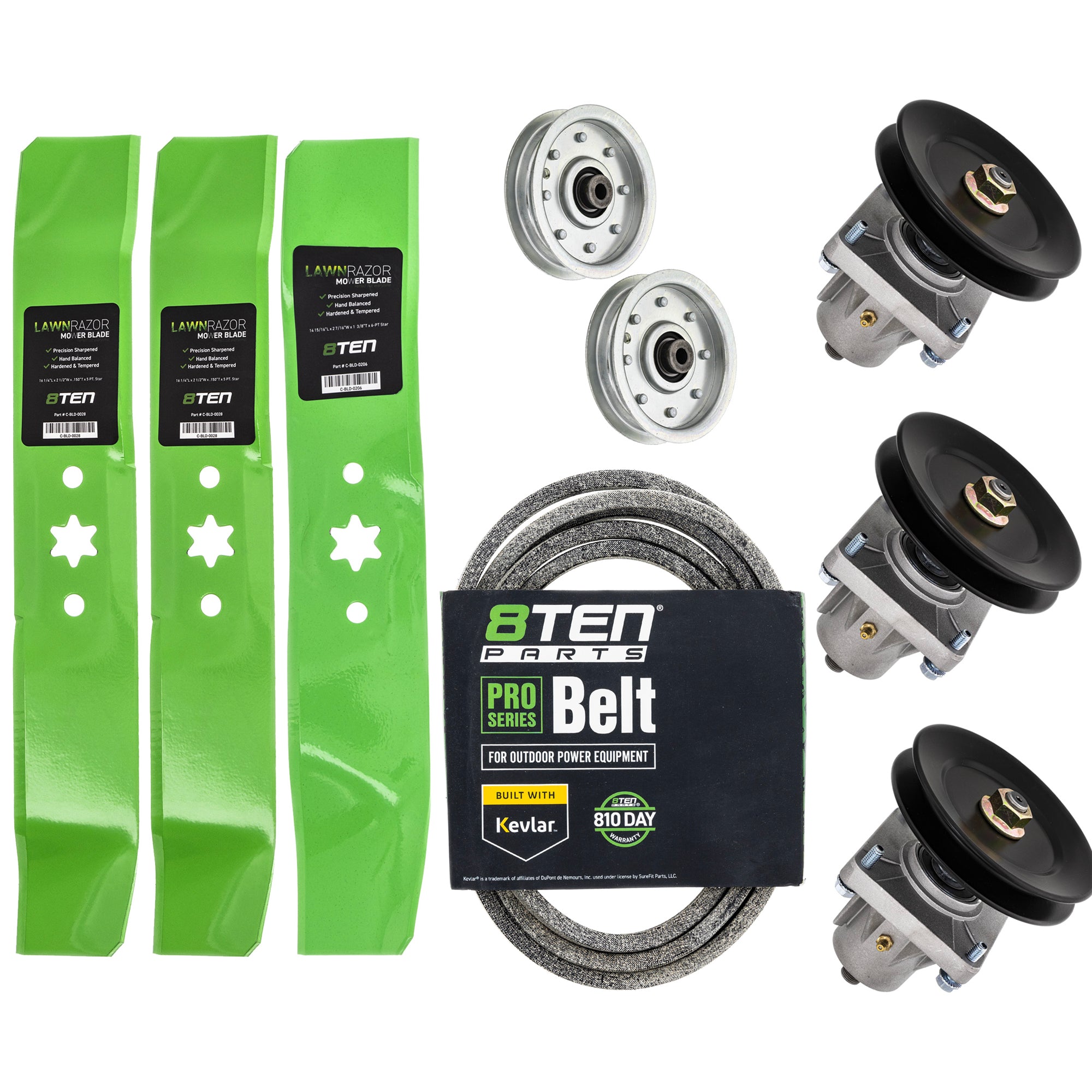 Mower Deck Rebuild Kit for zOTHER Oregon MTD Cub Cadet Troy-Bilt Q816H Cadet 618-0660 8TEN MK1005343