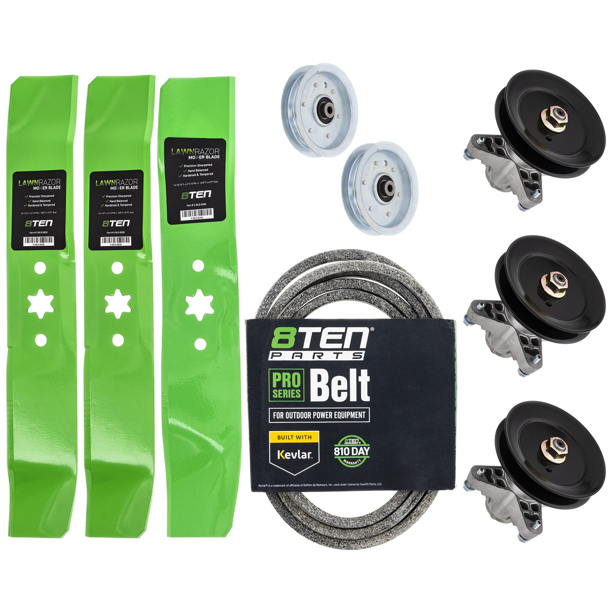 Mower Deck Rebuild Kit for zOTHER Snapper Oregon MTD Cub Cadet Troy-Bilt Pro Outdoor 8TEN MK1005344