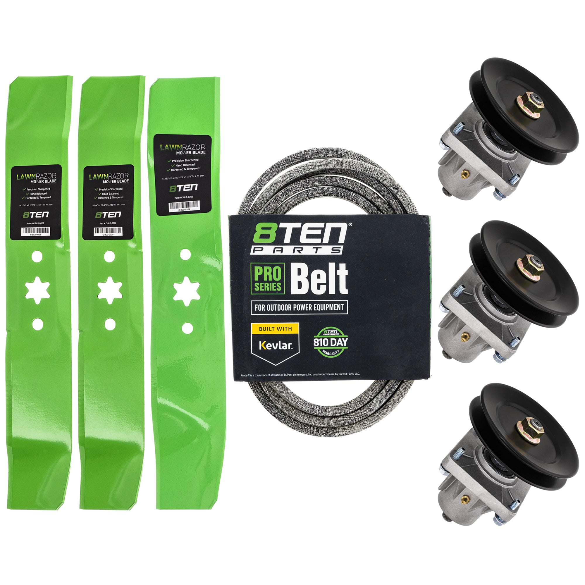 Mower Deck Rebuild Kit for zOTHER Stens Oregon MTD Cub Cadet Troy-Bilt Q816K Q816H Outdoor 8TEN MK1005346