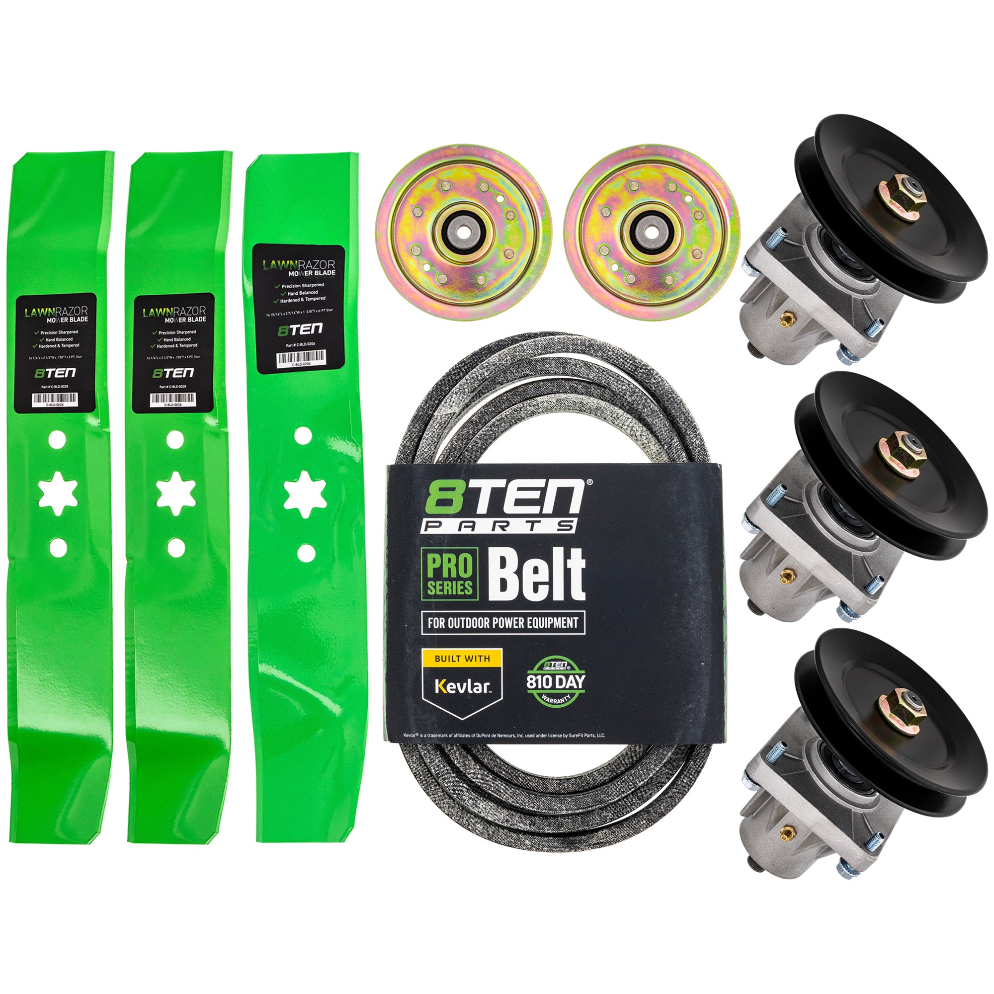 Mower Deck Rebuild Kit for zOTHER Oregon MTD Cub Cadet Troy-Bilt LT-46 Cadet 618-0660 8TEN MK1005348