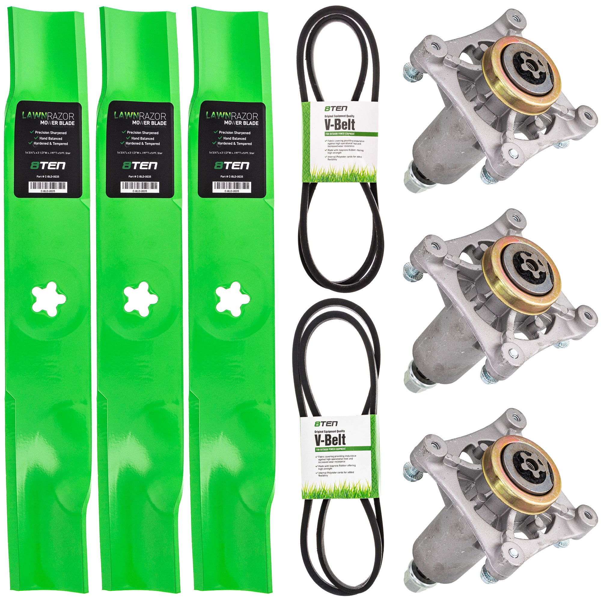Mower Deck Rebuild Kit for zOTHER Walbro Toro Exmark Stens Oregon MTD Cub Cadet Troy-Bilt 8TEN MK1005407