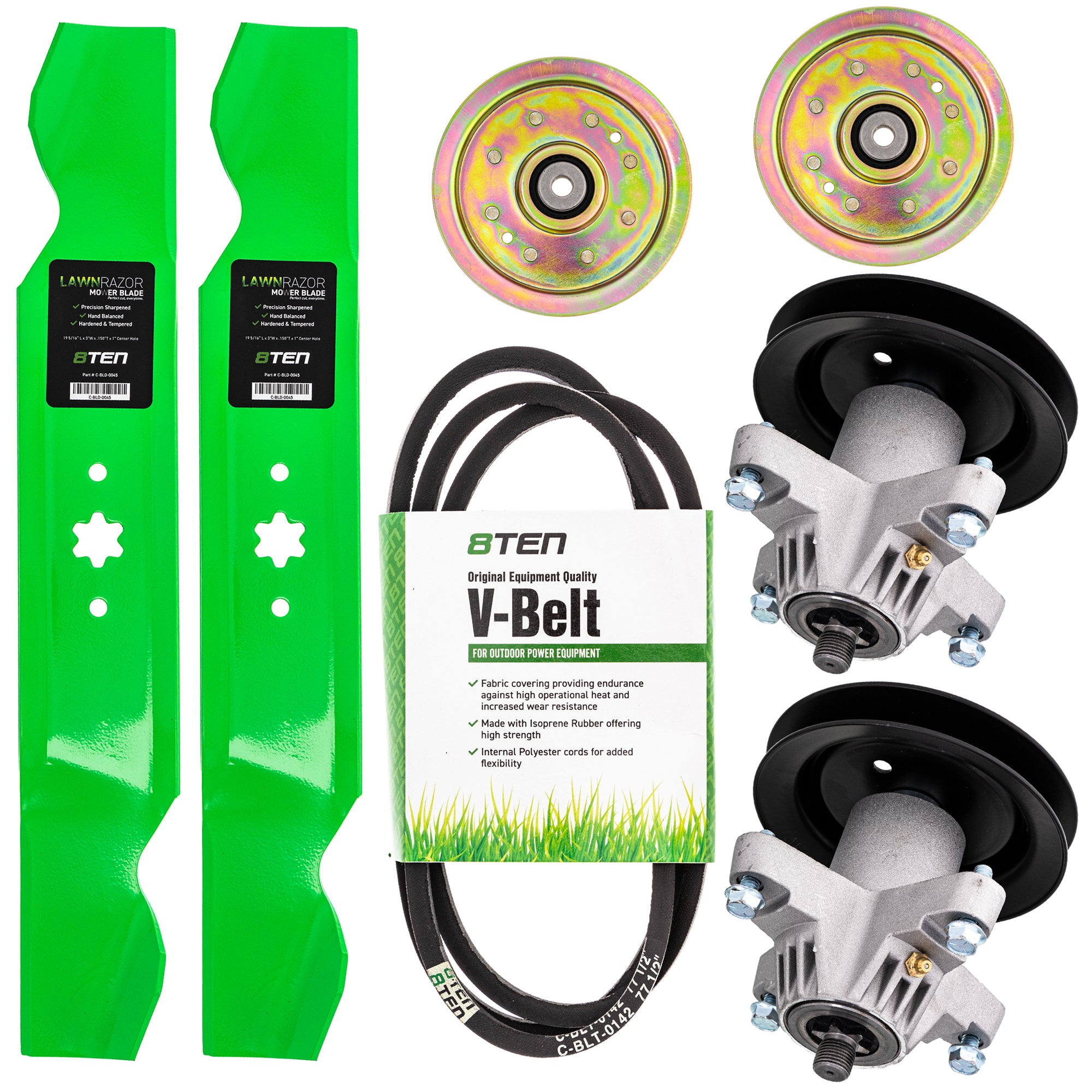 Mower Deck Rebuild Kit for zOTHER Toro Exmark Stens Oregon MTD Cub Cadet Troy-Bilt V76GF 8TEN MK1005418