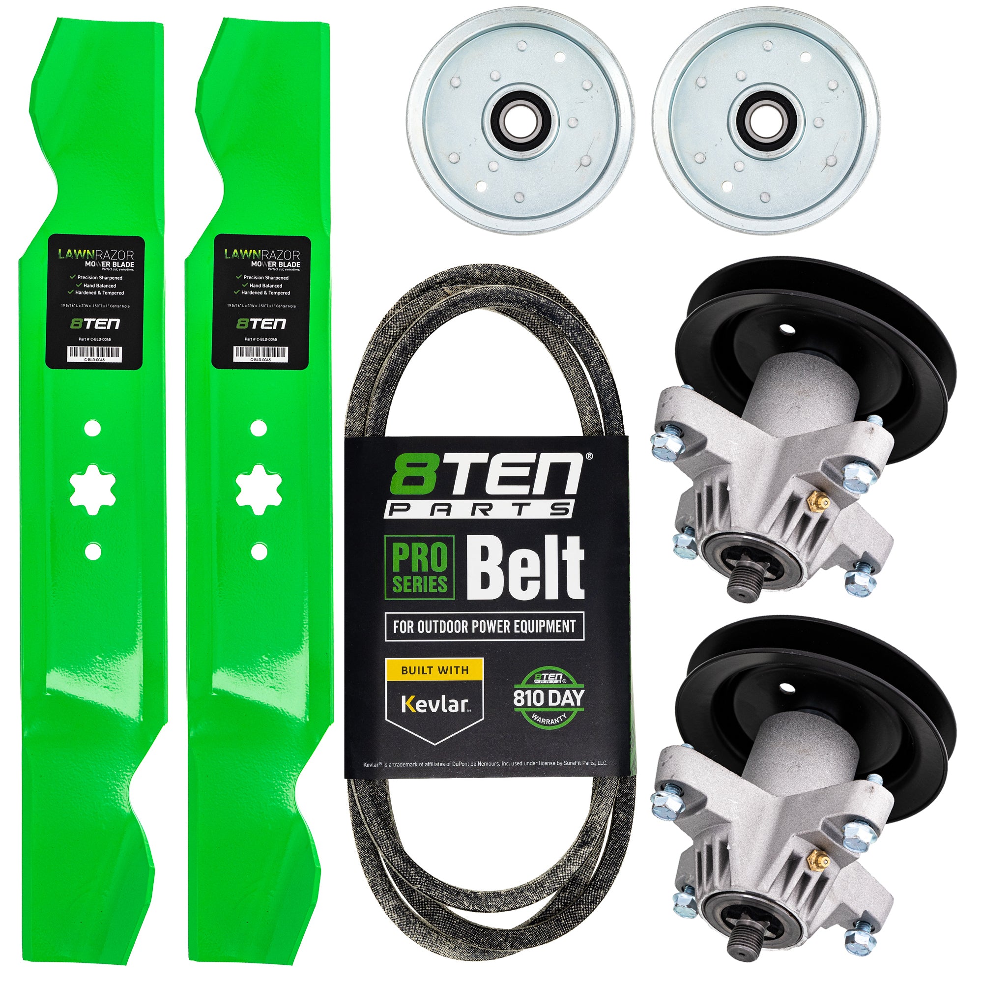 Mower Deck Rebuild Kit for zOTHER Toro Exmark Stens Oregon MTD Cub Cadet Troy-Bilt M13538 8TEN MK1005420