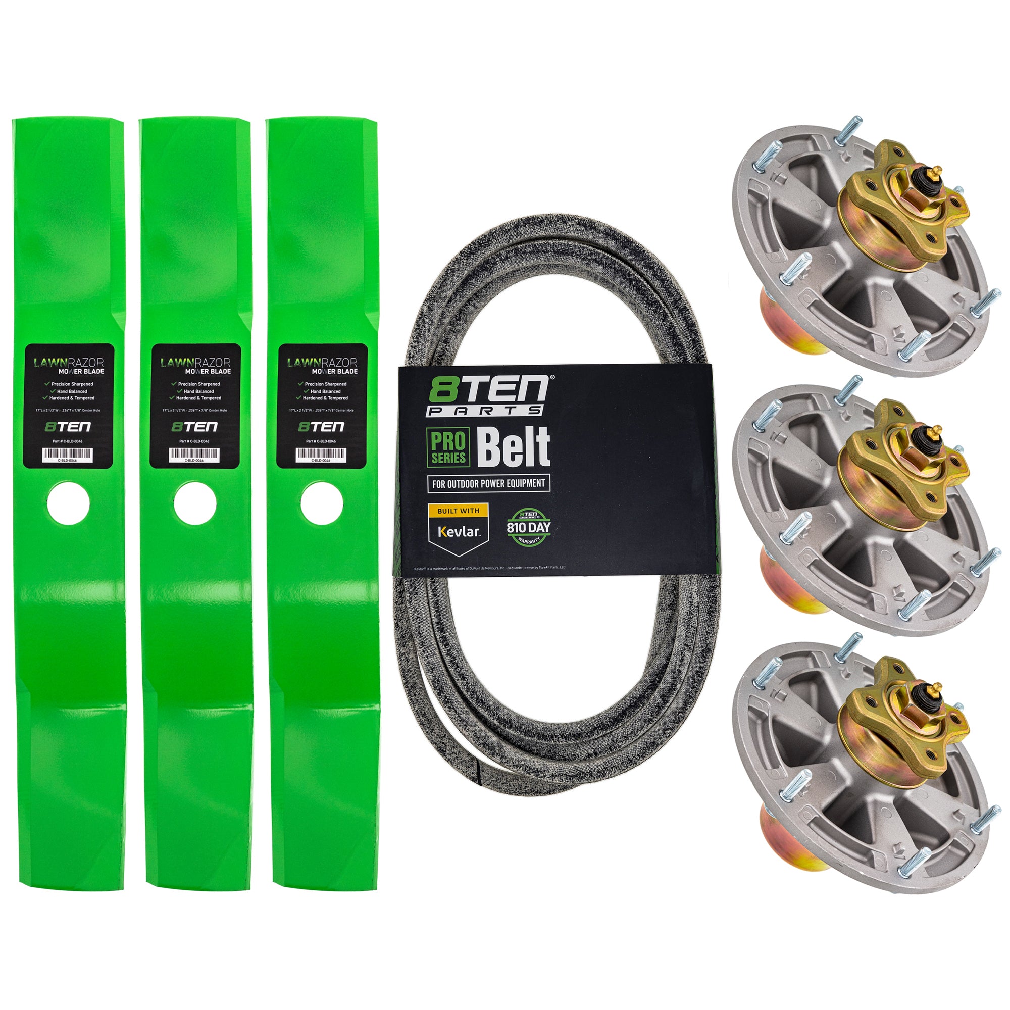 Mower Deck Rebuild Kit for Stens Oregon John Deere Deere TCA20639 TCA24880 TCA17517 8TEN MK1005421