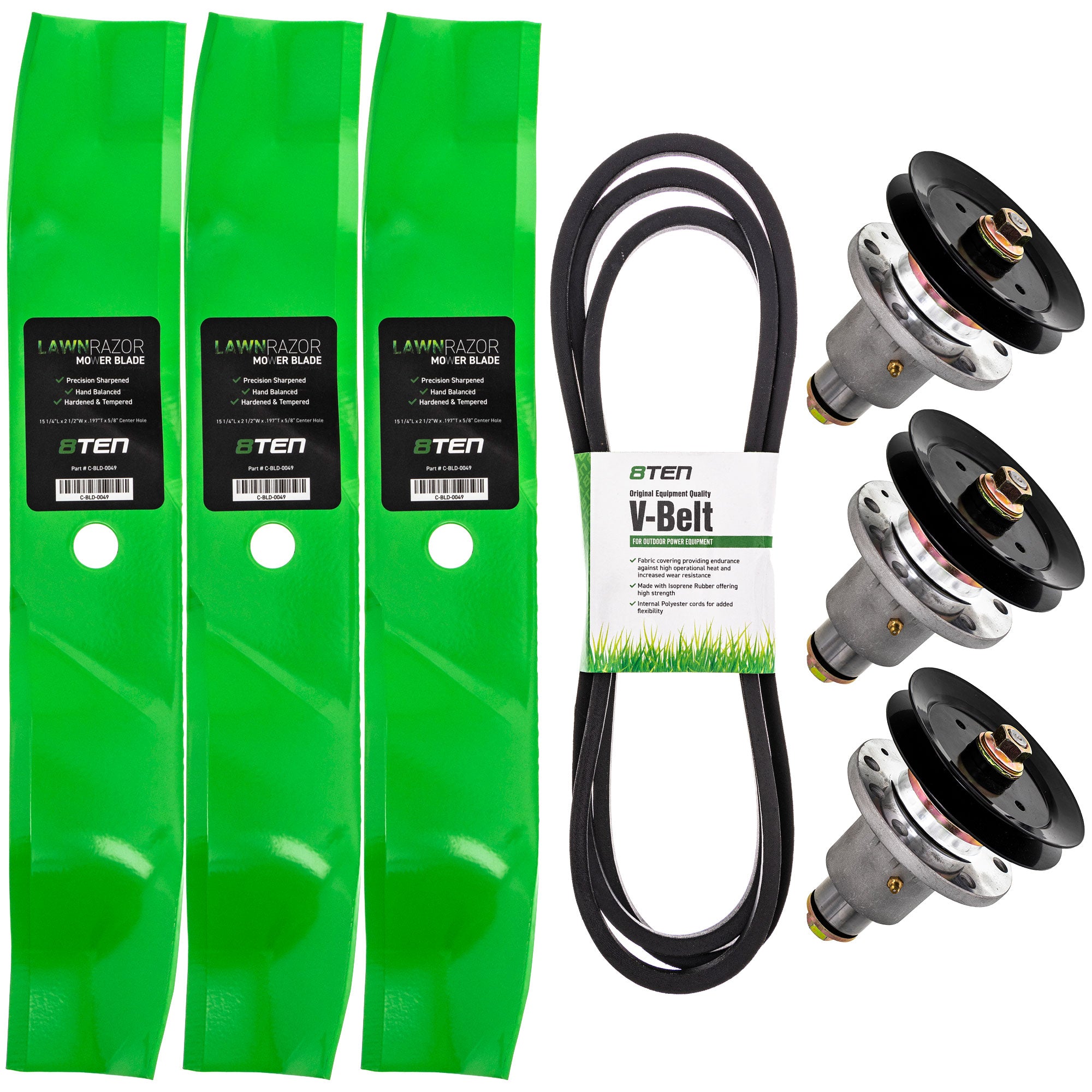 Mower Deck Rebuild Kit for zOTHER Walbro Toro Exmark Stens Oregon MTD Cub Cadet Troy-Bilt 8TEN MK1005422