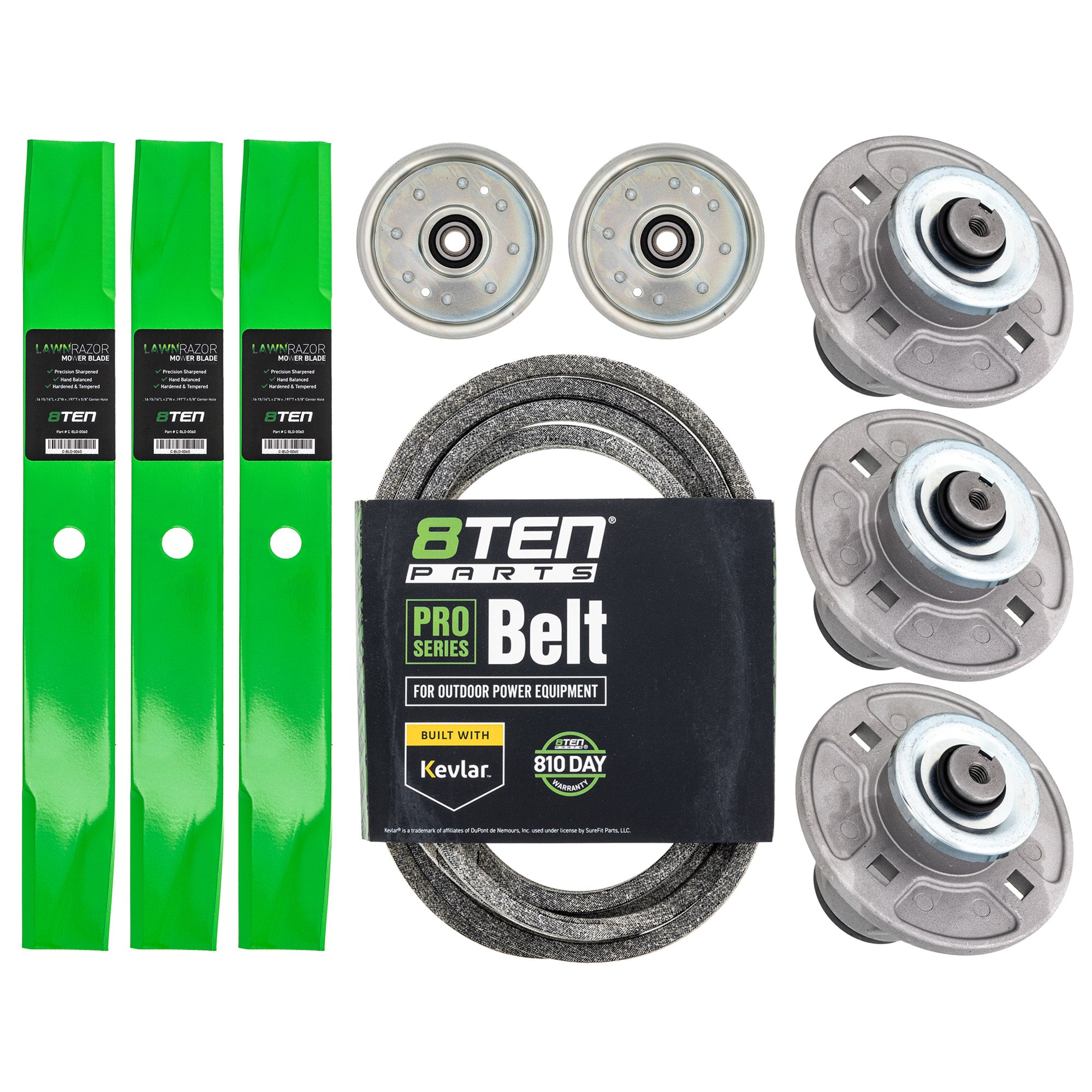 Mower Deck Rebuild Kit for zOTHER YAZOO-KEES Woods Walbro Toro Exmark Stens Snapper Oregon 8TEN MK1005432