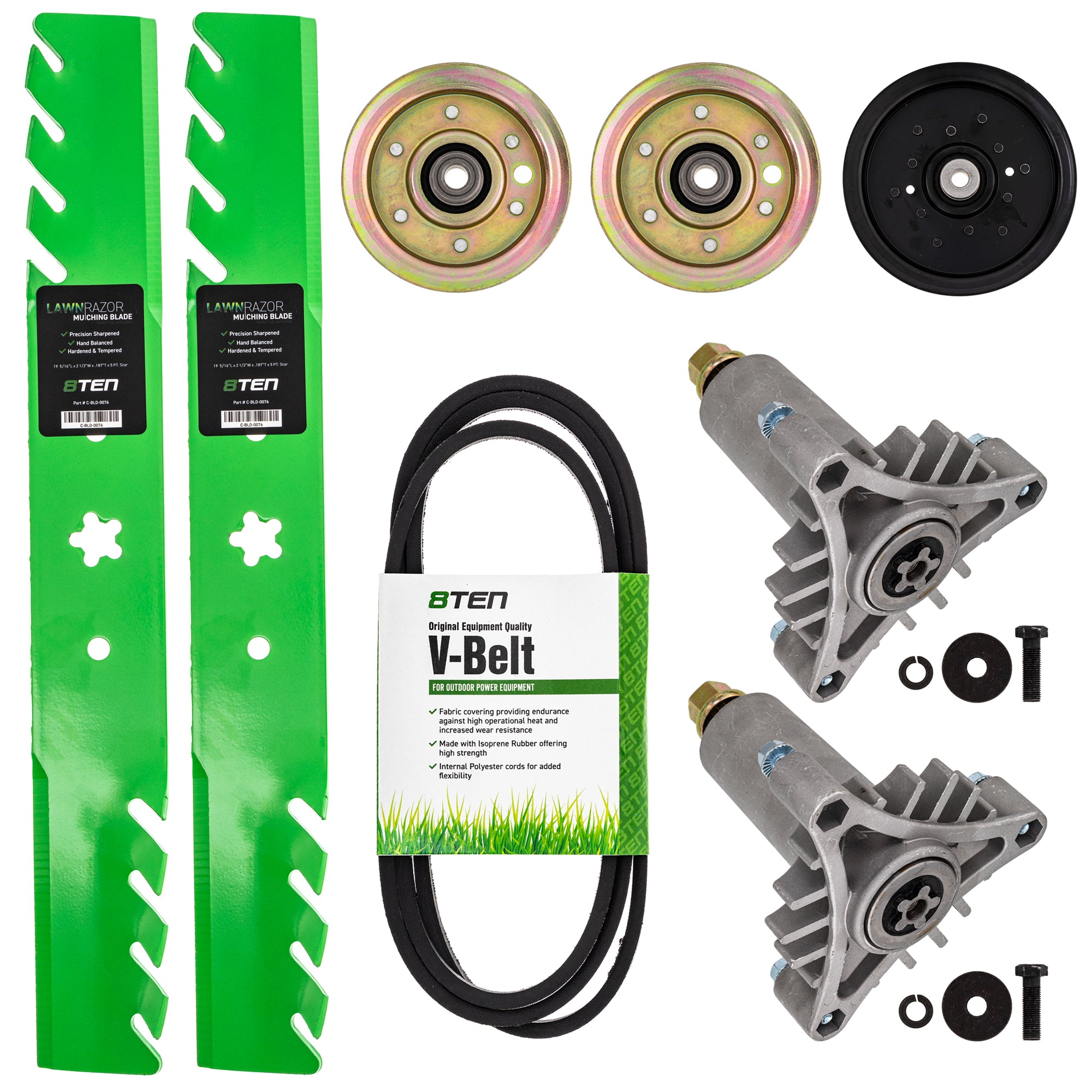 Mower Deck Rebuild Kit for zOTHER Stens Oregon Murray MTD Cub Cadet Troy-Bilt John Deere 8TEN MK1005447