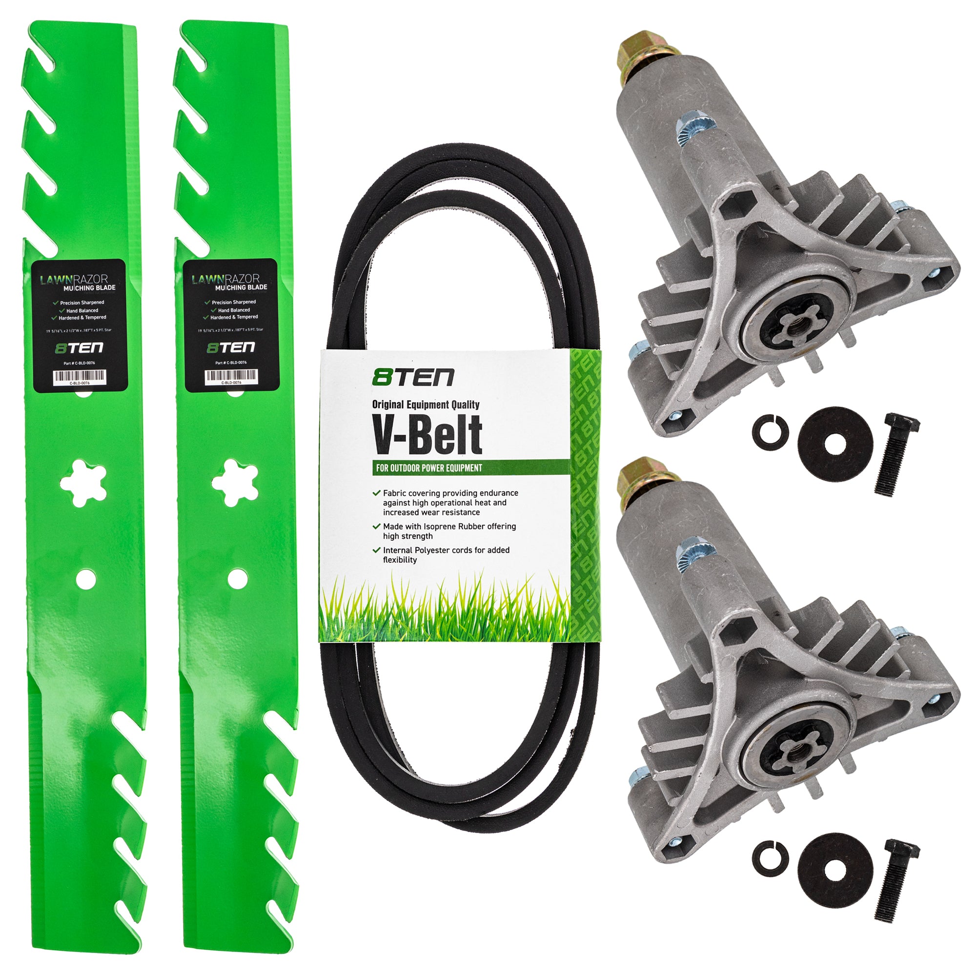 Mower Deck Rebuild Kit for Stens Oregon MTD Cub Cadet Troy-Bilt Husqvarna Poulan Craftsman 8TEN MK1005450