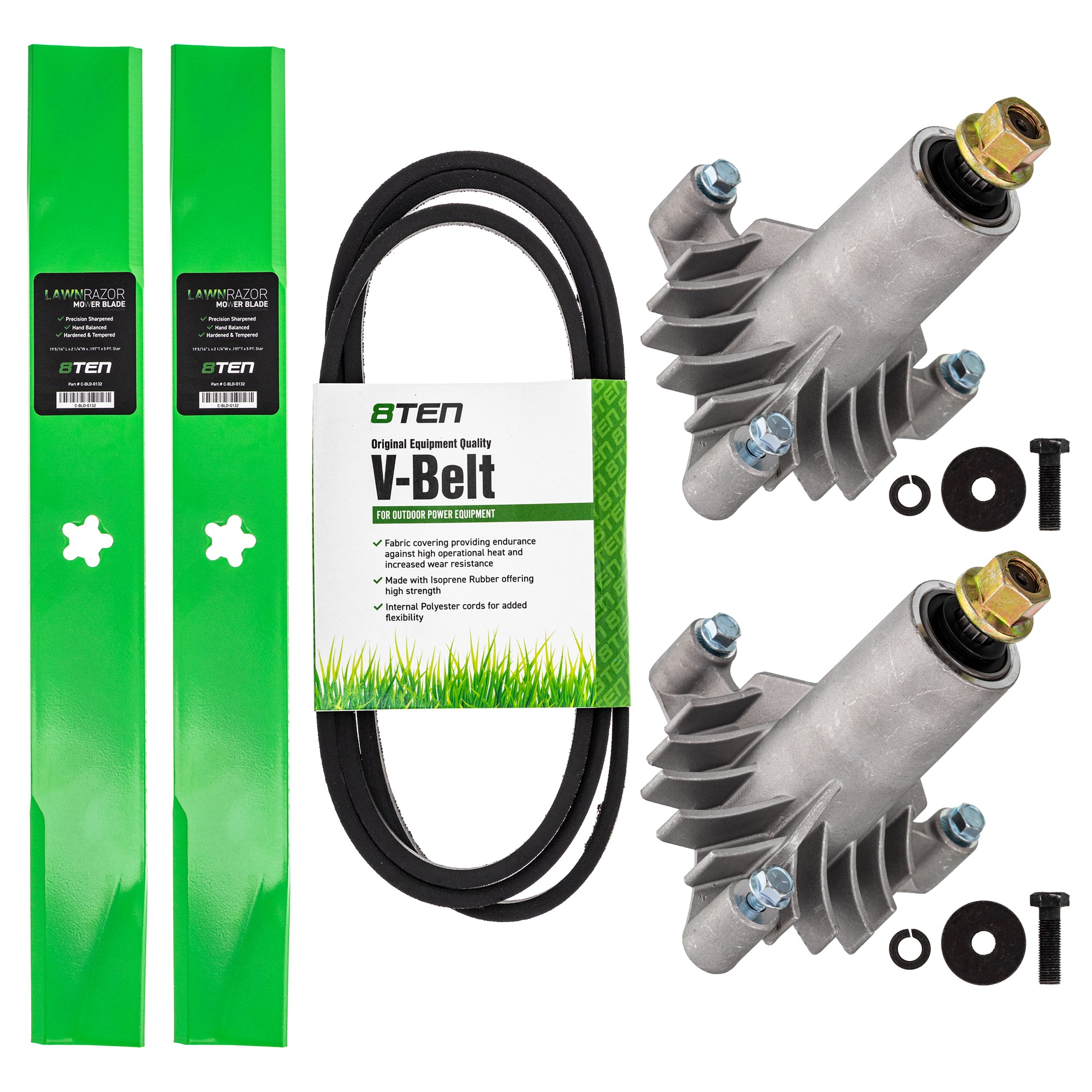 Mower Deck Rebuild Kit for Stens Oregon MTD Cub Cadet Troy-Bilt Husqvarna Poulan Craftsman 8TEN MK1005492