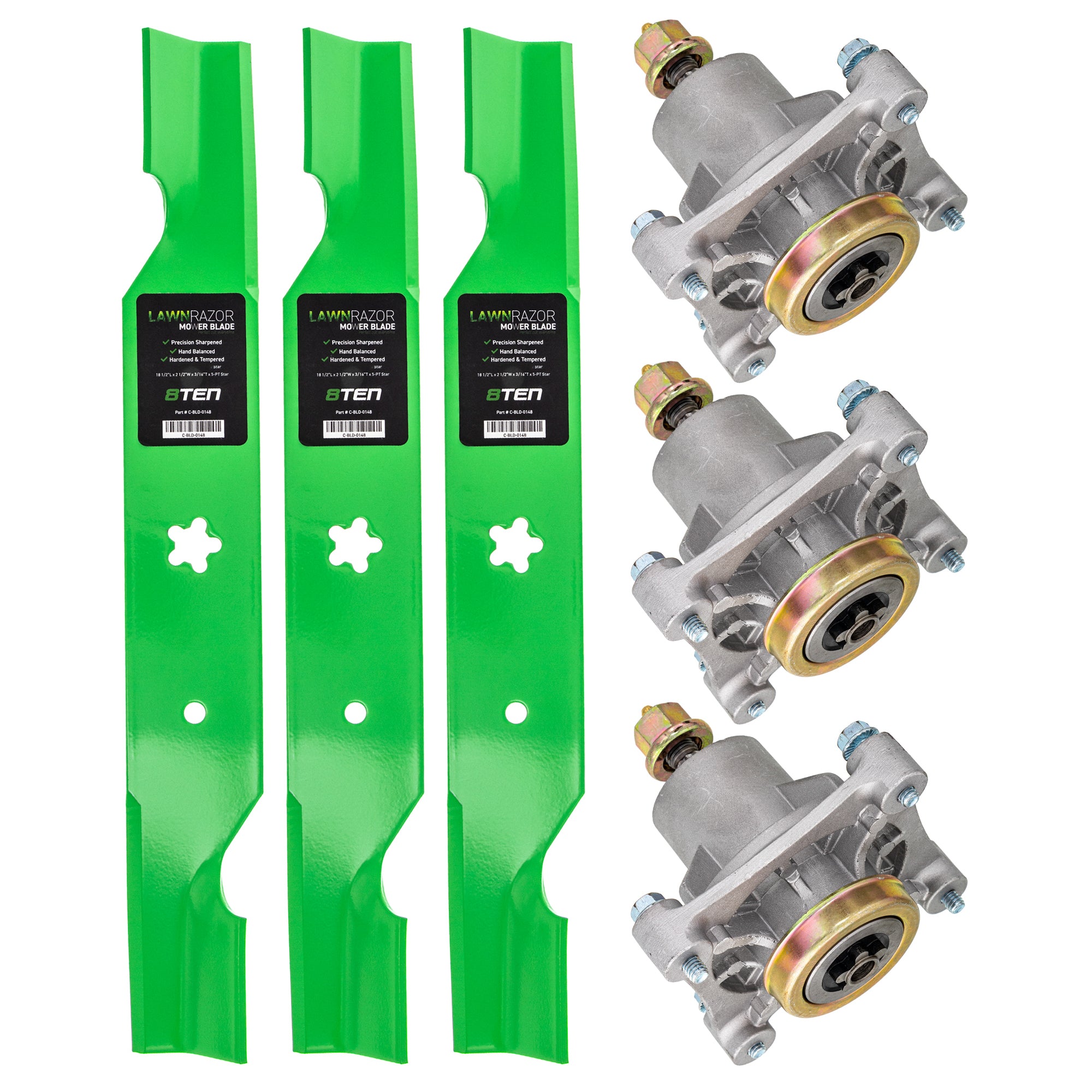 Mower Deck Rebuild Kit for zOTHER Stens Oregon MTD Cub Cadet Troy-Bilt Husqvarna Poulan 8TEN MK1005528