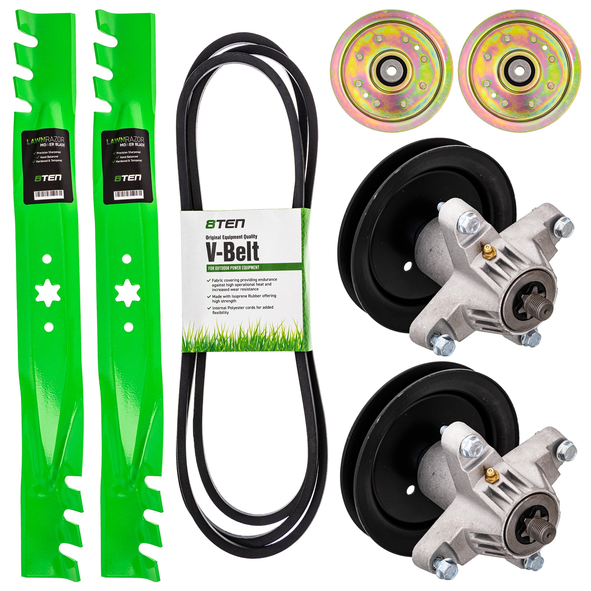 Mower Deck Rebuild Kit for zOTHER Toro Exmark Stens Oregon MTD Cub Cadet Troy-Bilt John 8TEN MK1005535