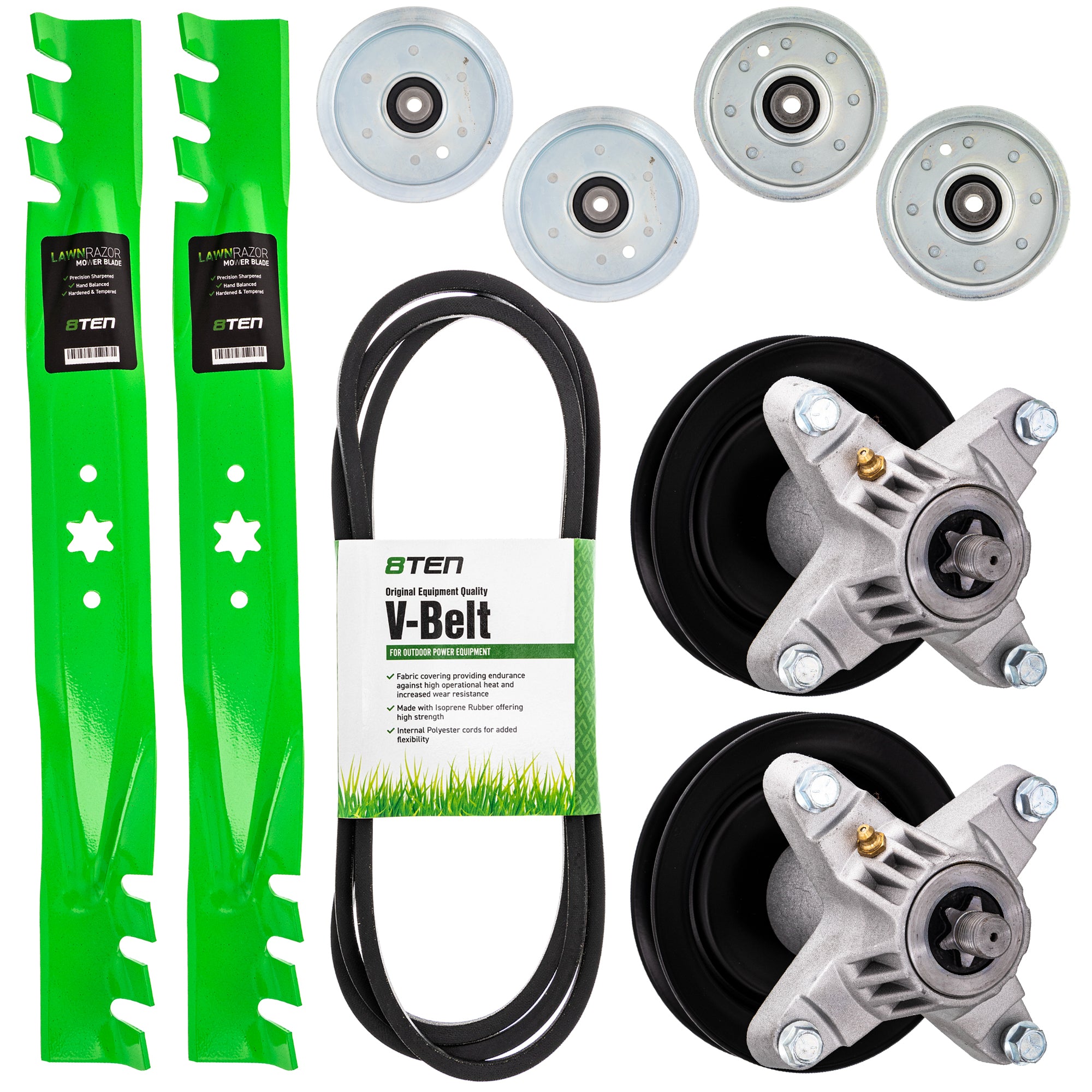Mower Deck Rebuild Kit for zOTHER Toro Exmark Stens Oregon MTD Cub Cadet Troy-Bilt John 8TEN MK1005545