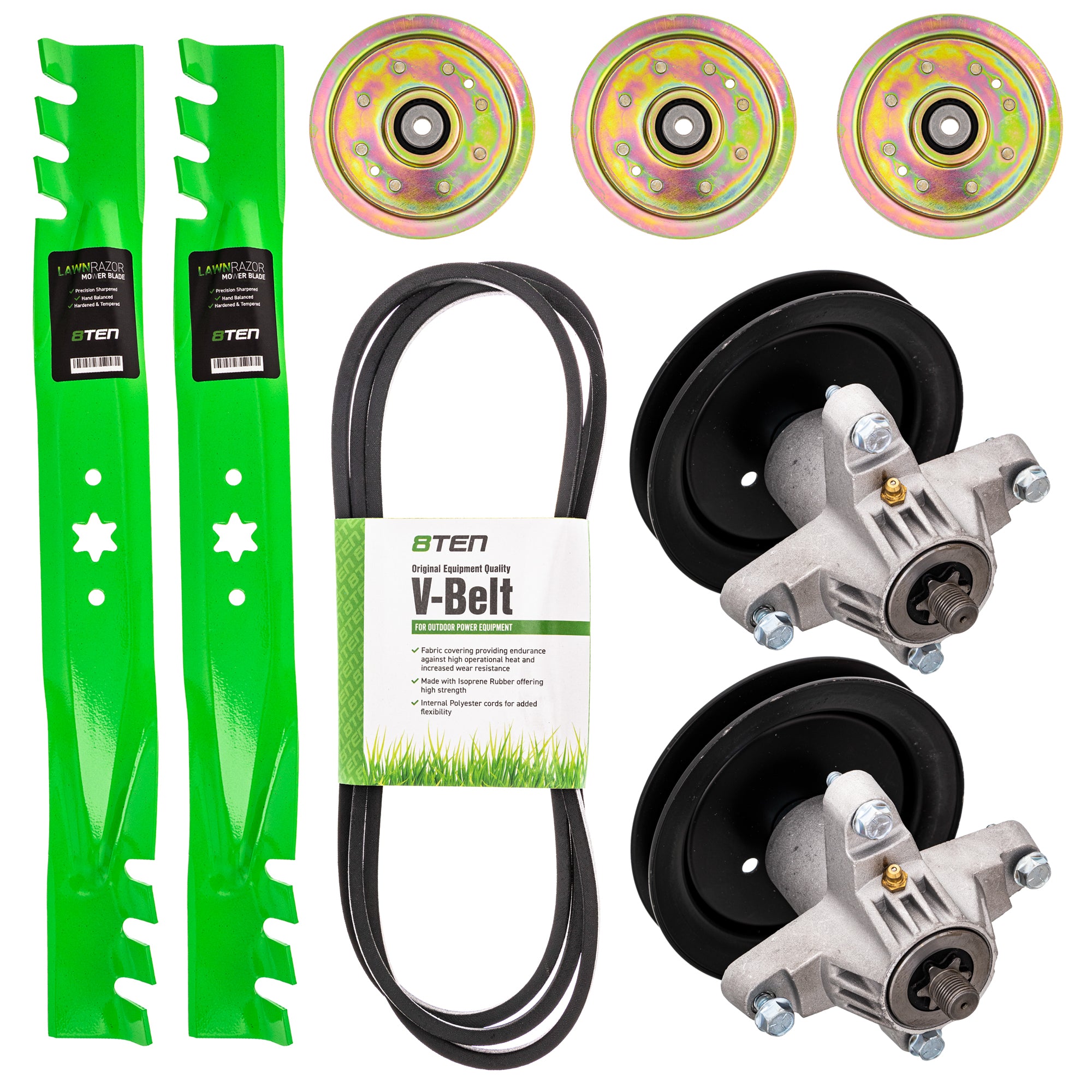 Mower Deck Rebuild Kit for zOTHER Toro Exmark Stens Oregon MTD Cub Cadet Troy-Bilt John 8TEN MK1005558
