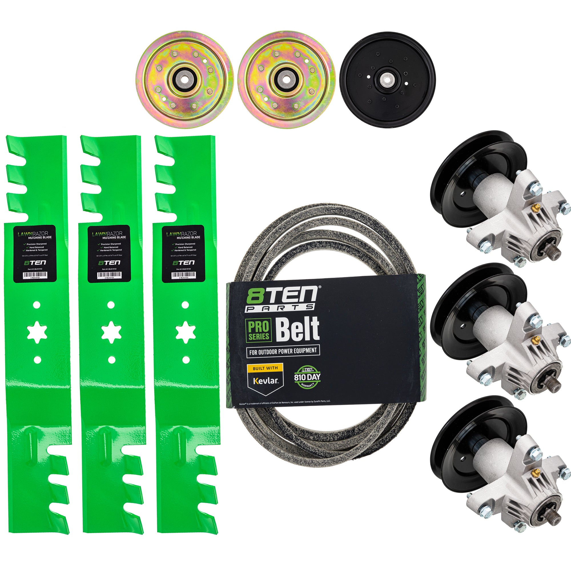 Mower Deck Rebuild Kit for Stens Oregon MTD Cub Cadet Troy-Bilt ZTL8000 ZT-L54 ZT-54 Z6600 8TEN MK1005606