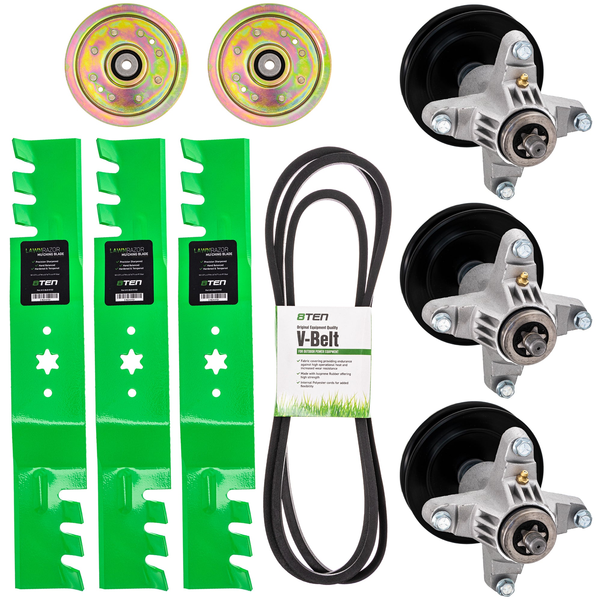 Mower Deck Rebuild Kit for Toro Exmark Stens Oregon MTD Cub Cadet Troy-Bilt ZTL8000 ZT-54 8TEN MK1005607