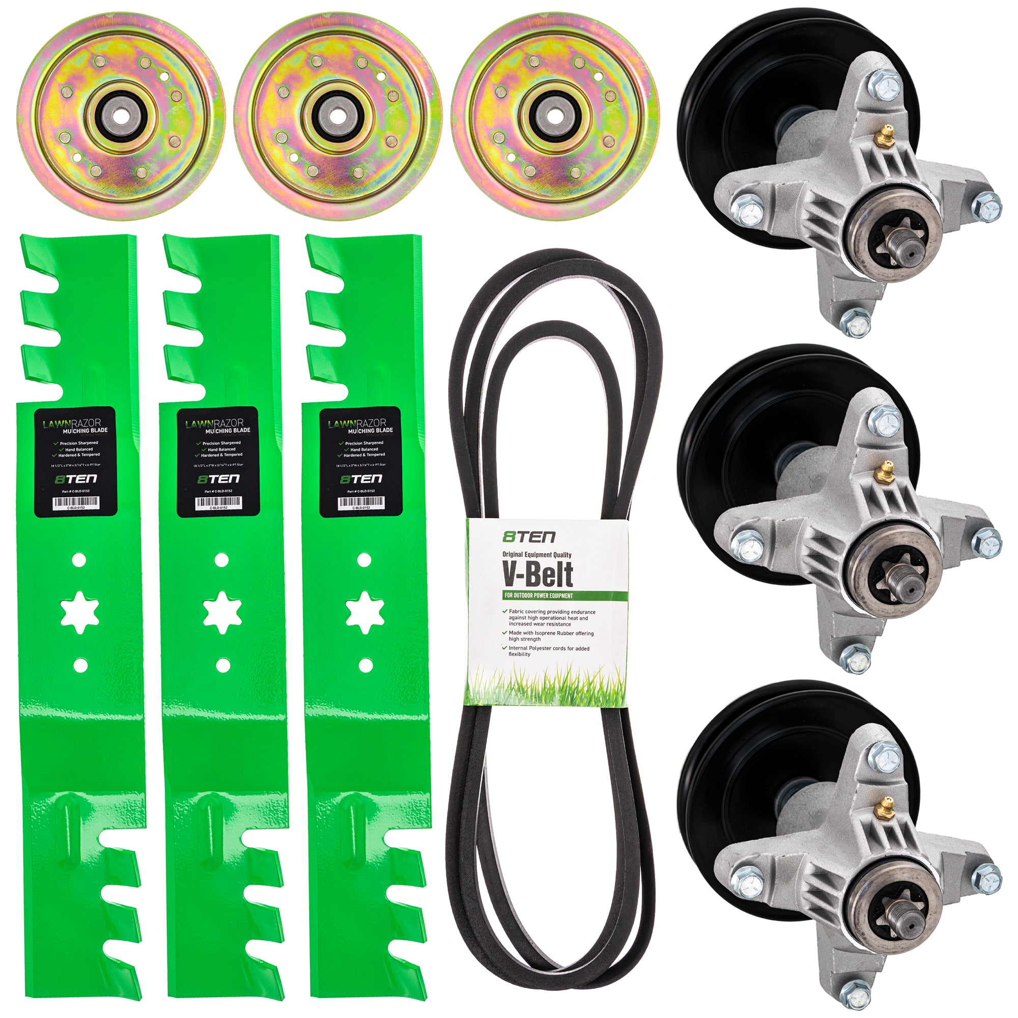 Mower Deck Rebuild Kit for Toro Exmark Stens Oregon MTD Cub Cadet Troy-Bilt ZTL8000 ZT-54 8TEN MK1005608