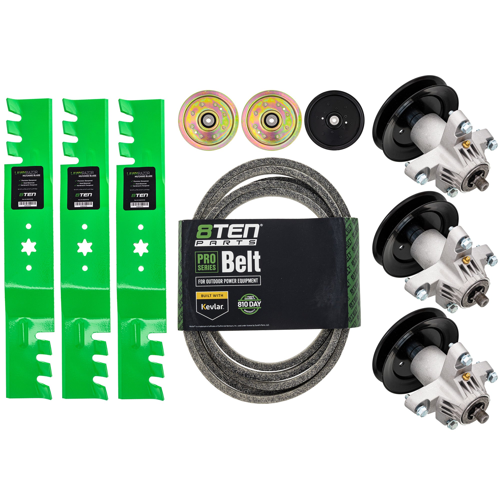 Mower Deck Rebuild Kit for Stens Oregon MTD Cub Cadet Troy-Bilt Mustang Cadet 756-04129 8TEN MK1005611