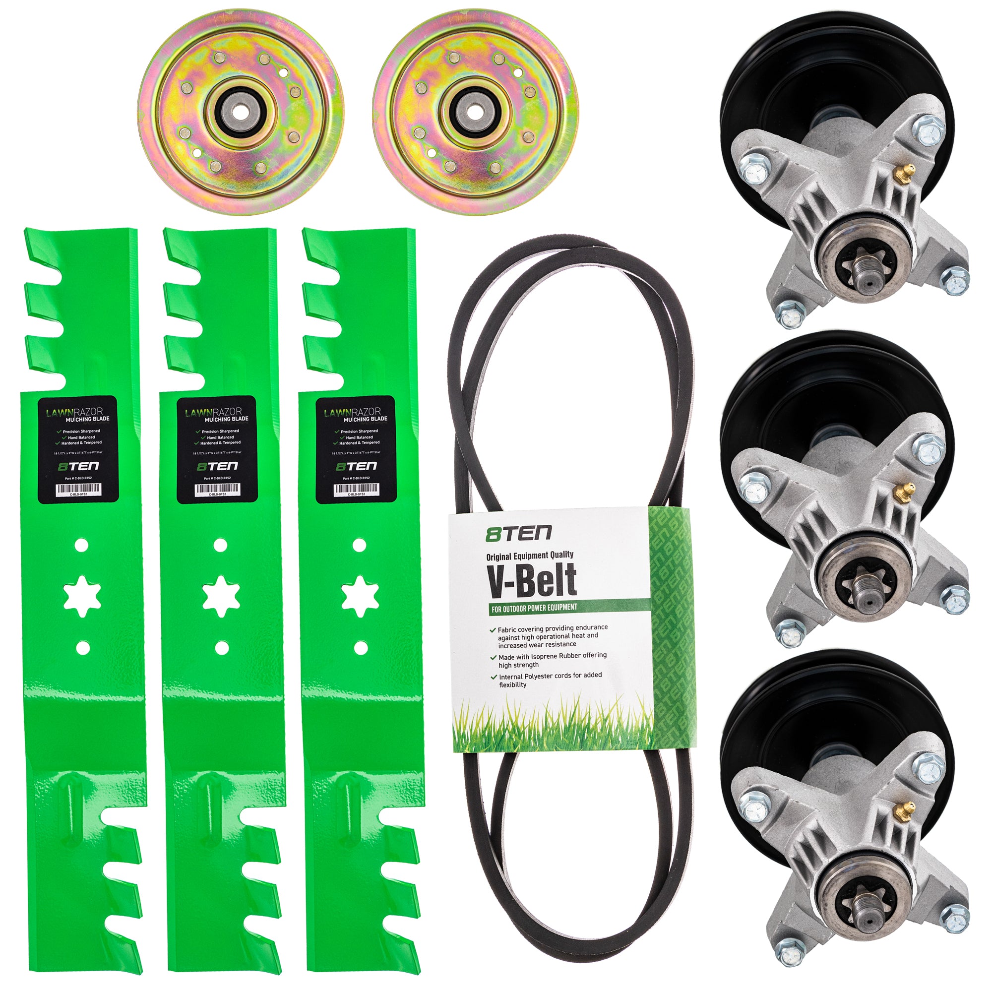 Mower Deck Rebuild Kit for Toro Exmark Stens Oregon MTD Cub Cadet Troy-Bilt Q816K Q816H 8TEN MK1005614