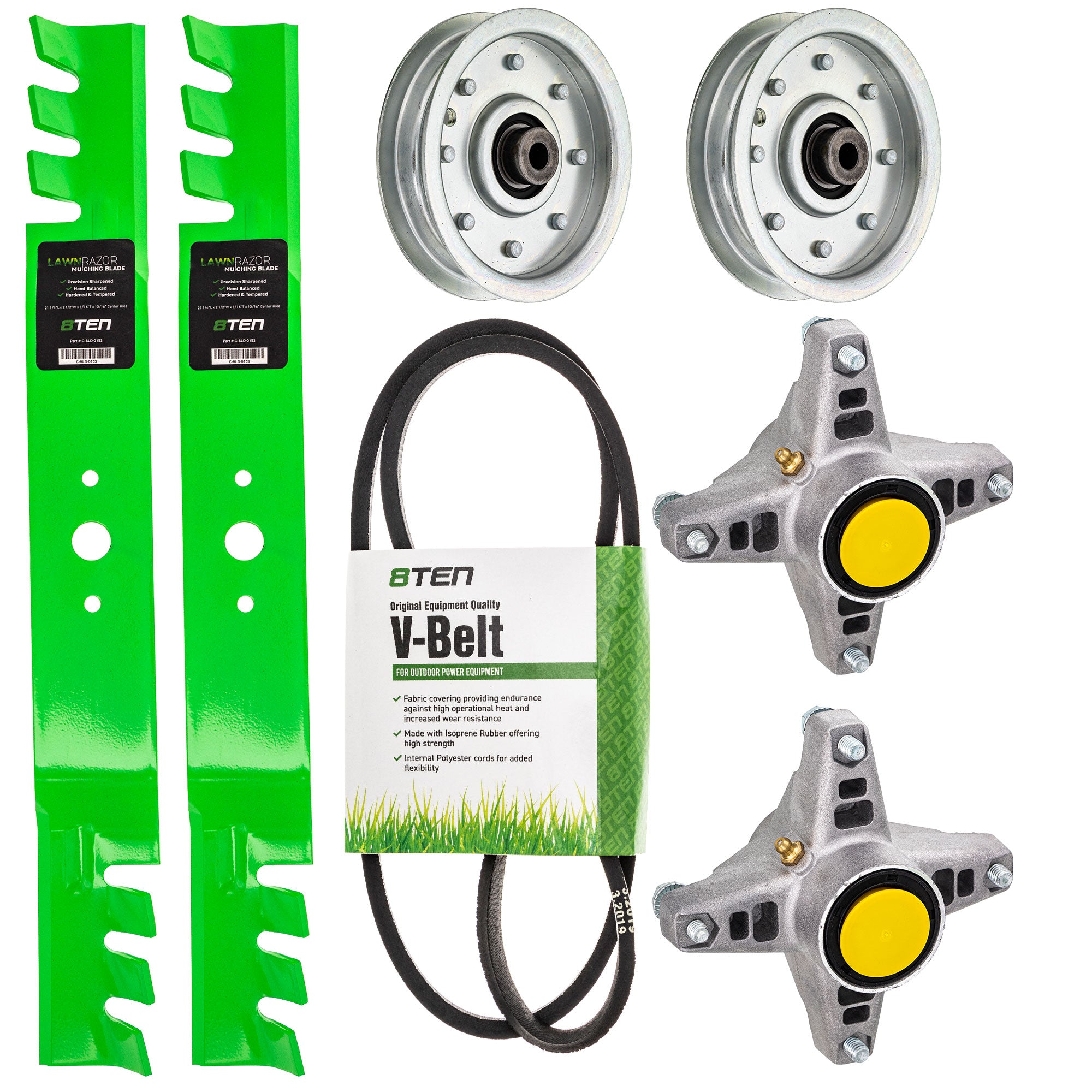 Mower Deck Rebuild Kit for Stens Oregon MTD Cub Cadet Troy-Bilt Cadet 756-0627 756-0365 8TEN MK1005618