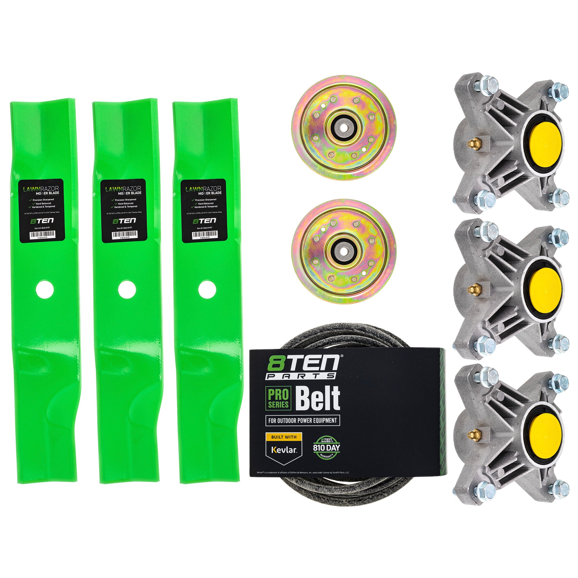 Mower Deck Rebuild Kit for Stens Oregon MTD Cub Cadet Troy-Bilt Cadet 756-04129 753-08171 8TEN MK1005650