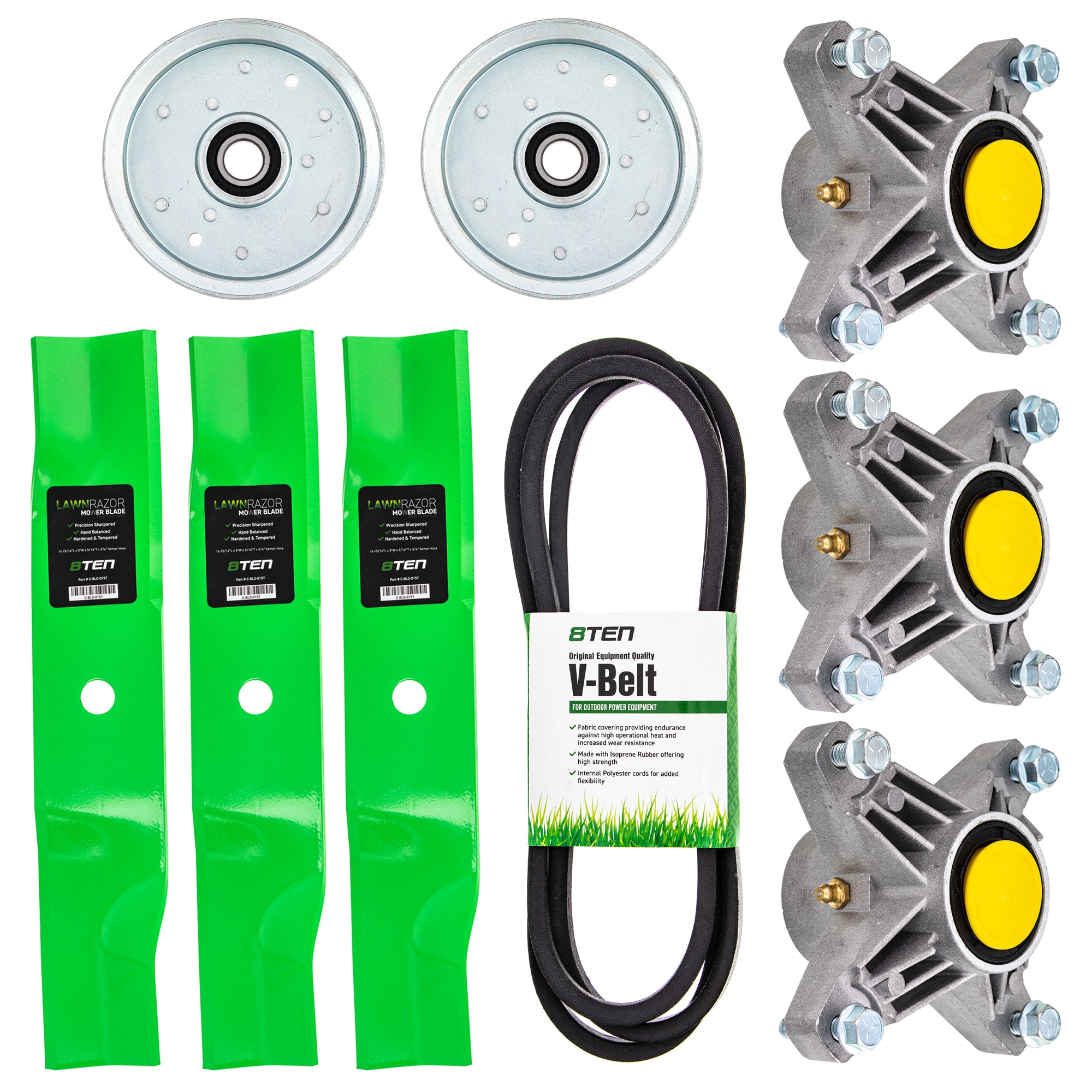 Mower Deck Rebuild Kit for Stens Oregon MTD Cub Cadet Troy-Bilt Cadet 618-04426 618-3129C 8TEN MK1005651