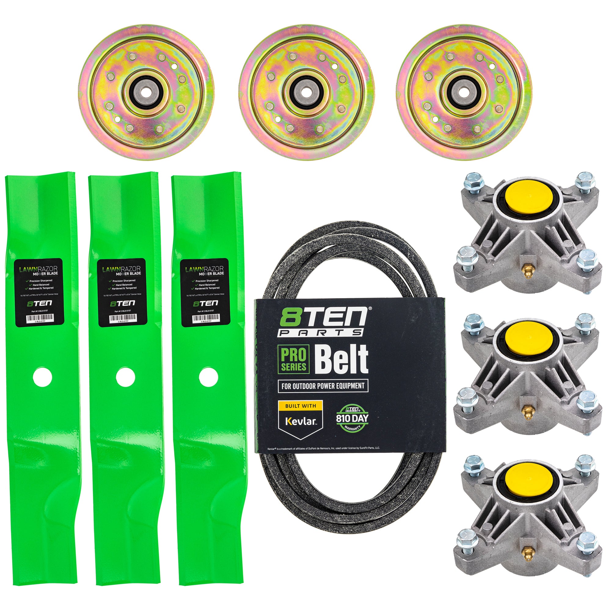 Mower Deck Rebuild Kit for Stens Oregon MTD Cub Cadet Troy-Bilt Cadet 756-04129 753-08171 8TEN MK1005656