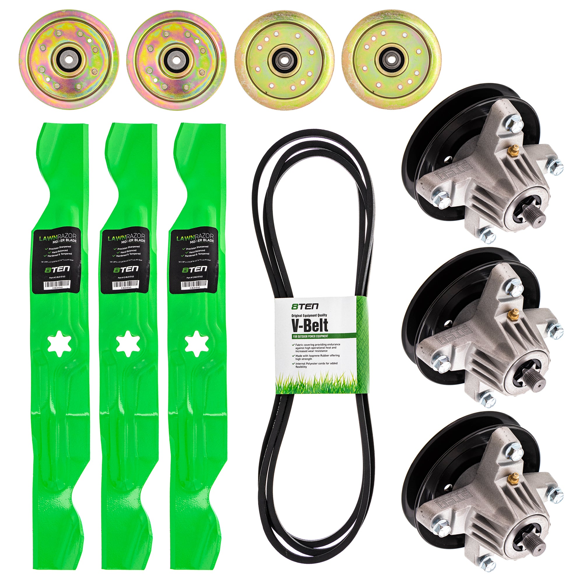 Mower Deck Rebuild Kit for zOTHER Toro Exmark Stens Scag Oregon MTD Cub Cadet Troy-Bilt 8TEN MK1005675