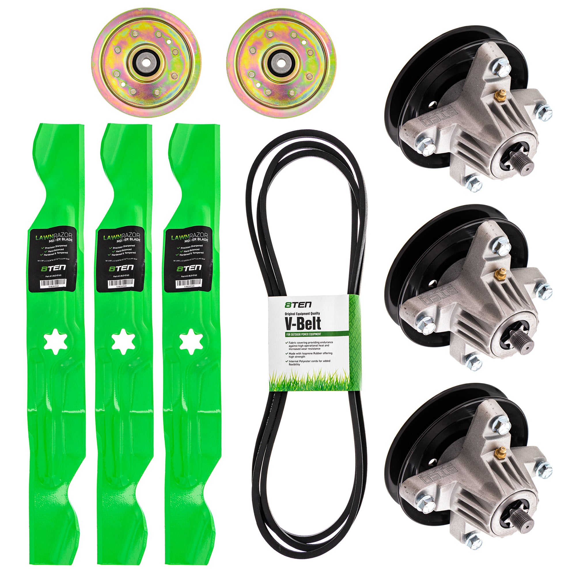 Deck Kit Blade Spindle Belt Idler for zOTHER Toro Exmark Stens Oregon MTD Cub Cadet 8TEN MK1005676
