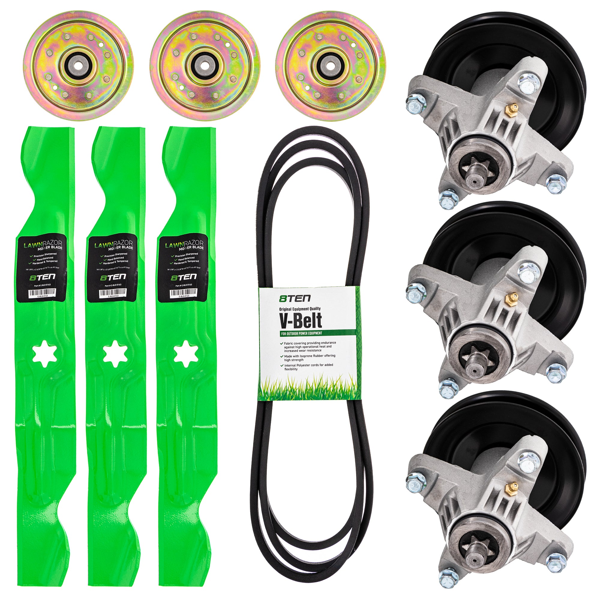 Mower Deck Rebuild Kit for zOTHER Toro Exmark Stens Oregon MTD Cub Cadet Troy-Bilt ZT-L50 8TEN MK1005681