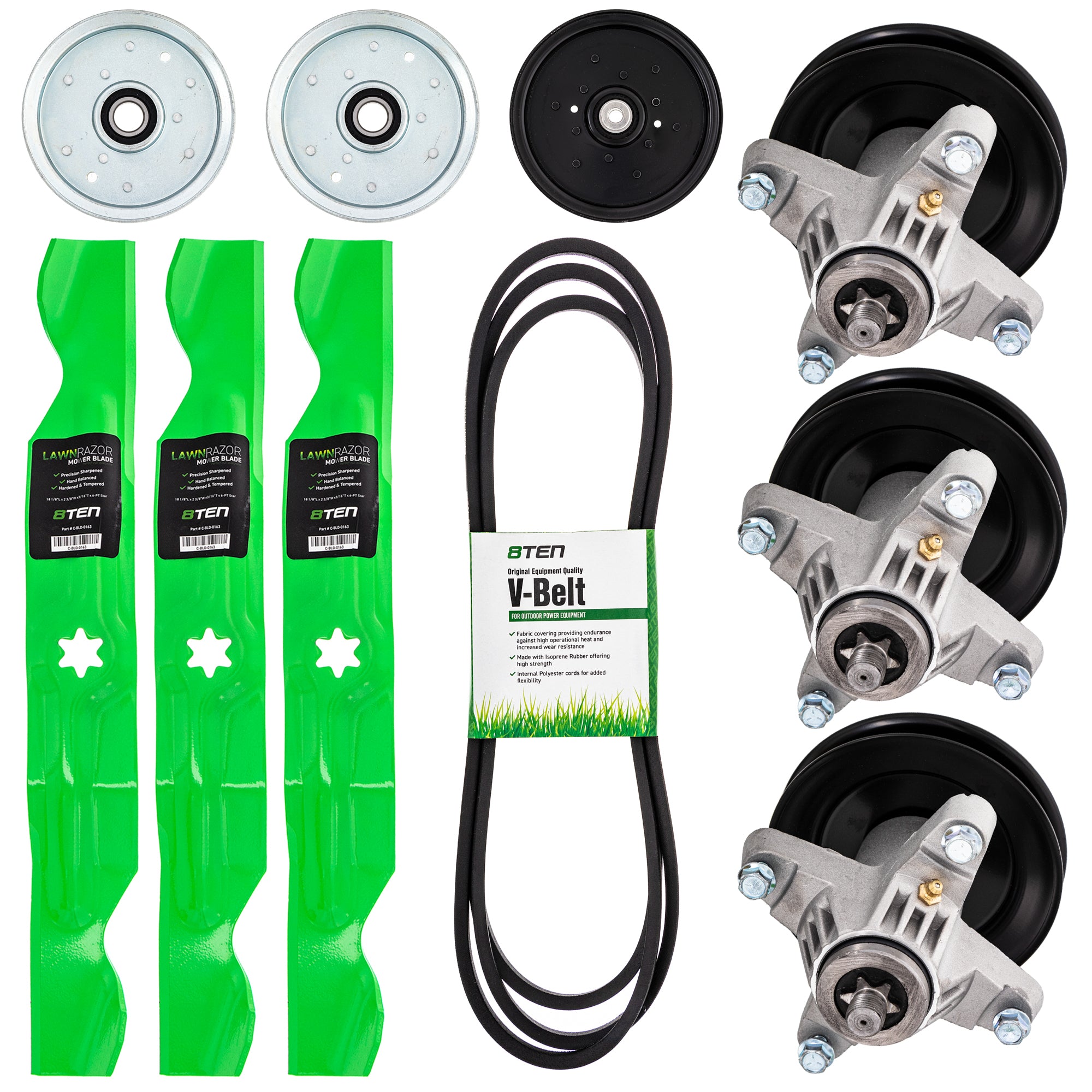 Mower Deck Rebuild Kit for zOTHER Toro Exmark Stens Oregon MTD Cub Cadet Troy-Bilt ZT-L50 8TEN MK1005682