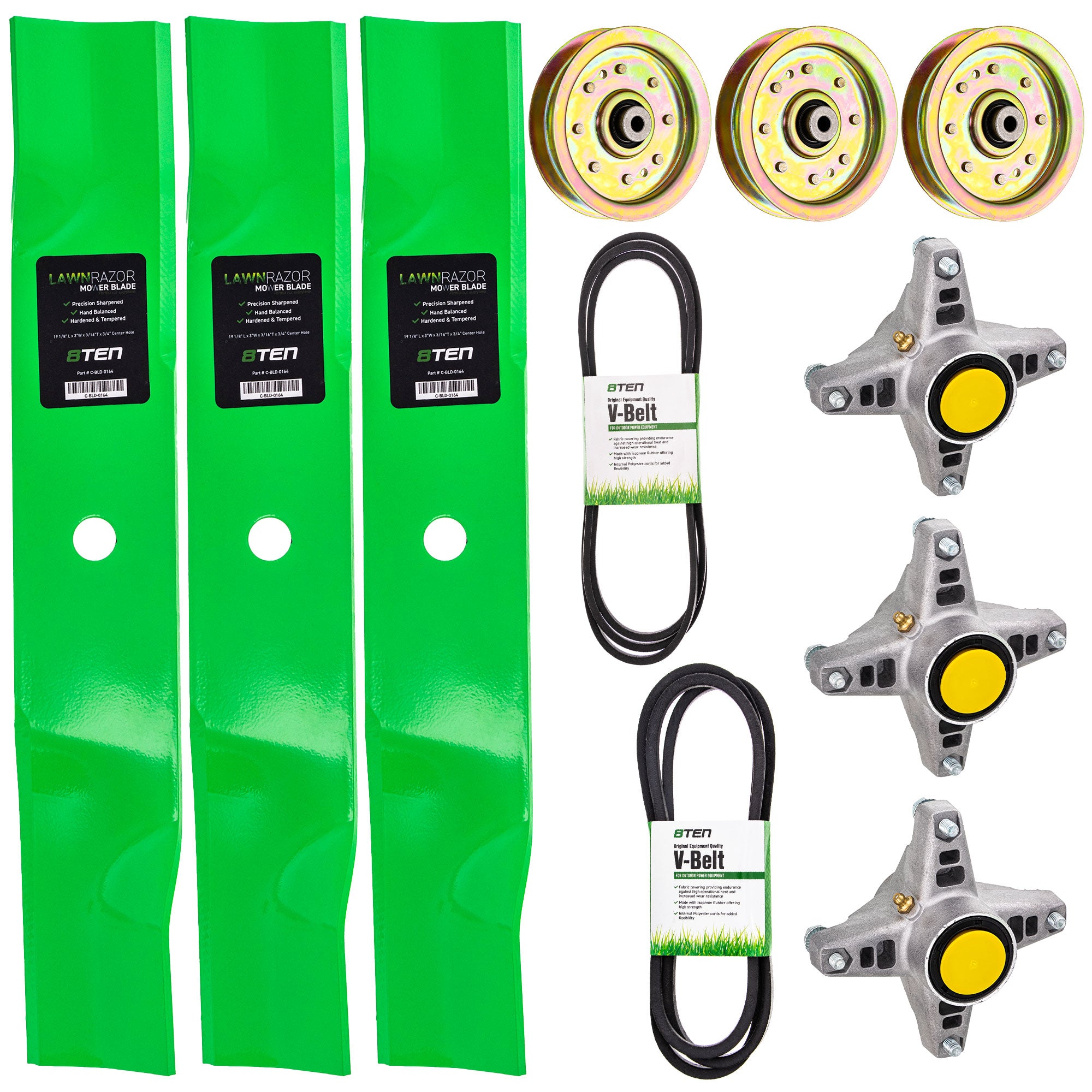 Mower Deck Rebuild Kit for Walbro Stens Oregon MTD Cub Cadet Troy-Bilt Cadet 753-08171 8TEN MK1005689