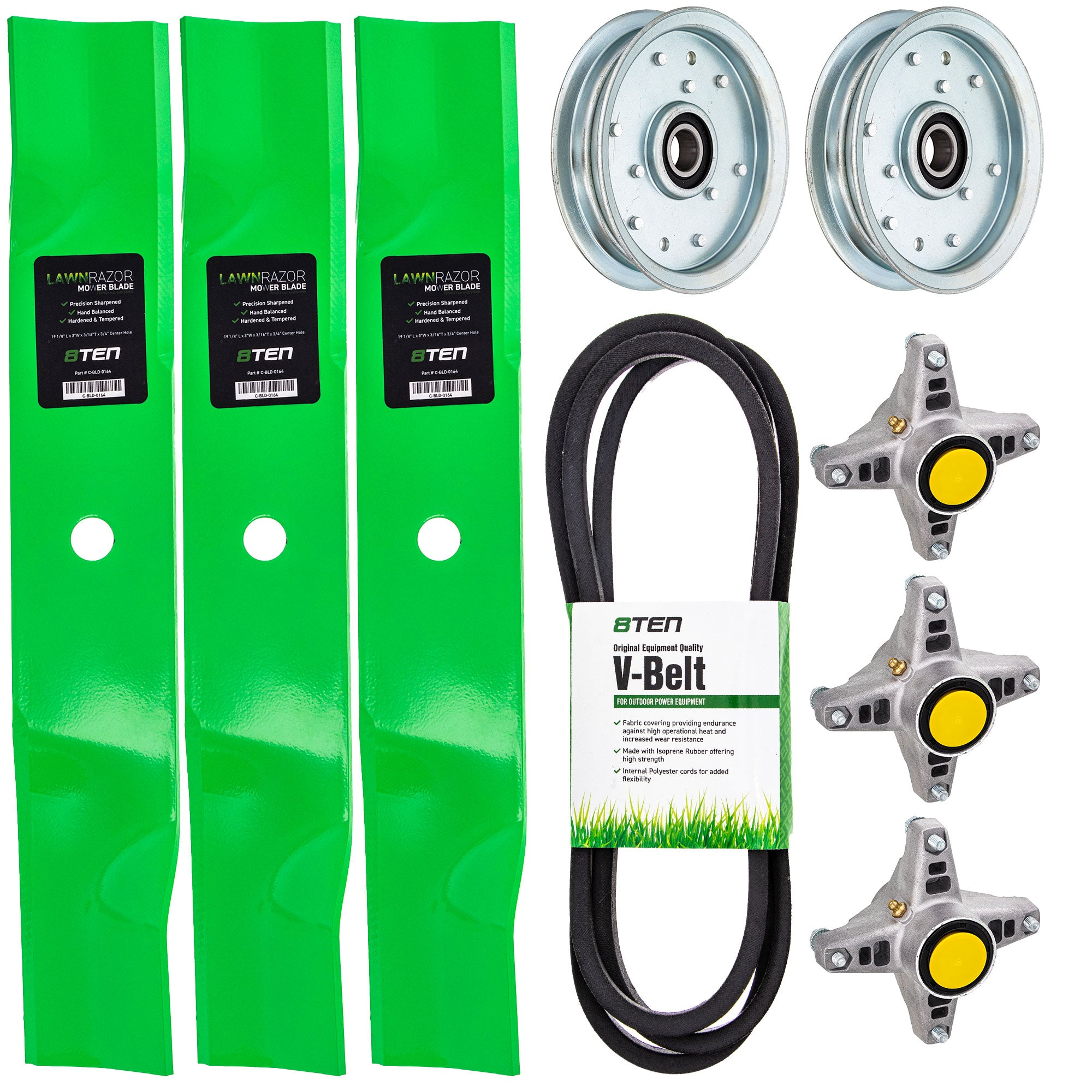 Mower Deck Rebuild Kit for Walbro Stens Oregon MTD Cub Cadet Troy-Bilt Cadet 756-04129 8TEN MK1005691