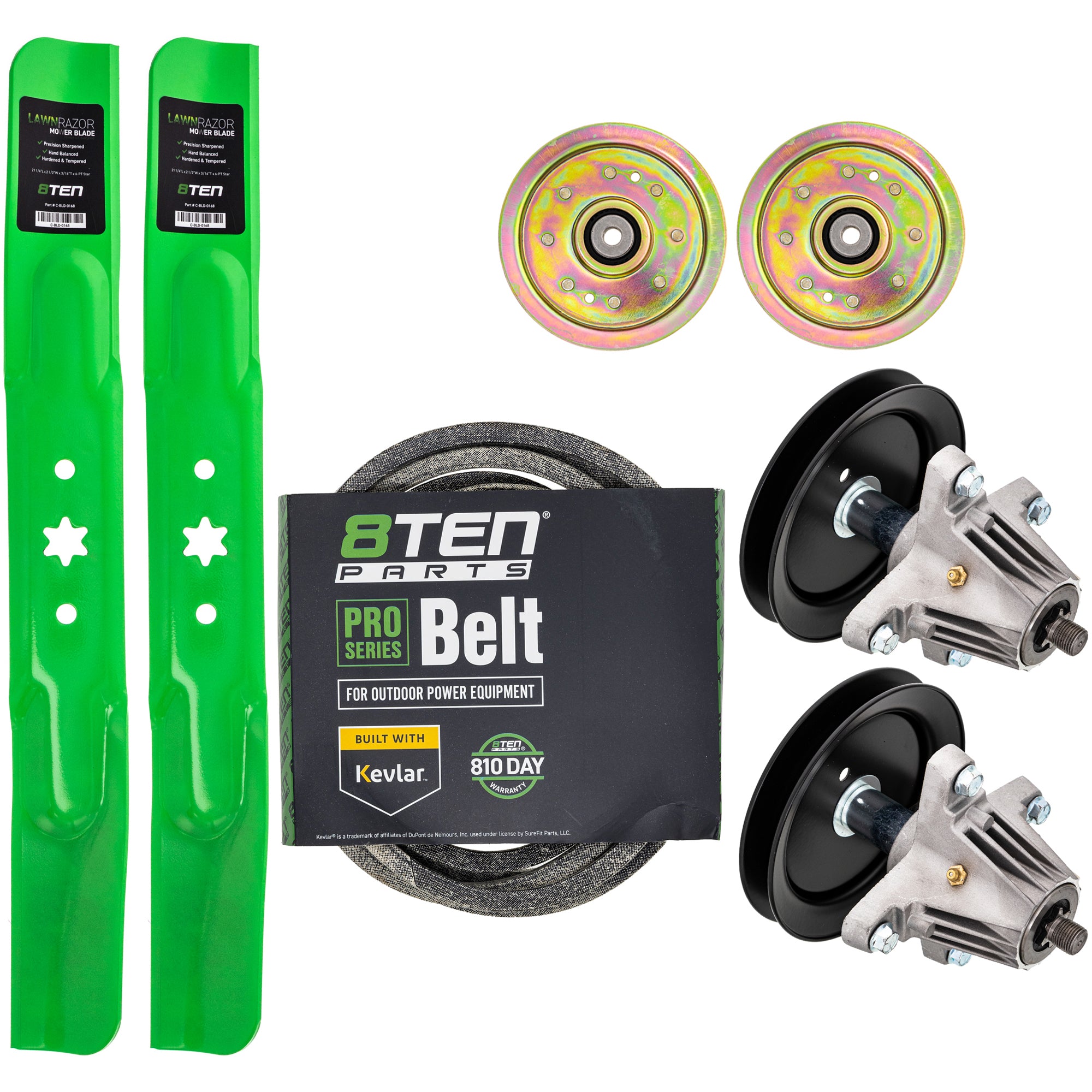 Mower Deck Rebuild Kit for Stens Oregon MTD Cub Cadet Troy-Bilt Cadet 756-04129 753-08171 8TEN MK1005712