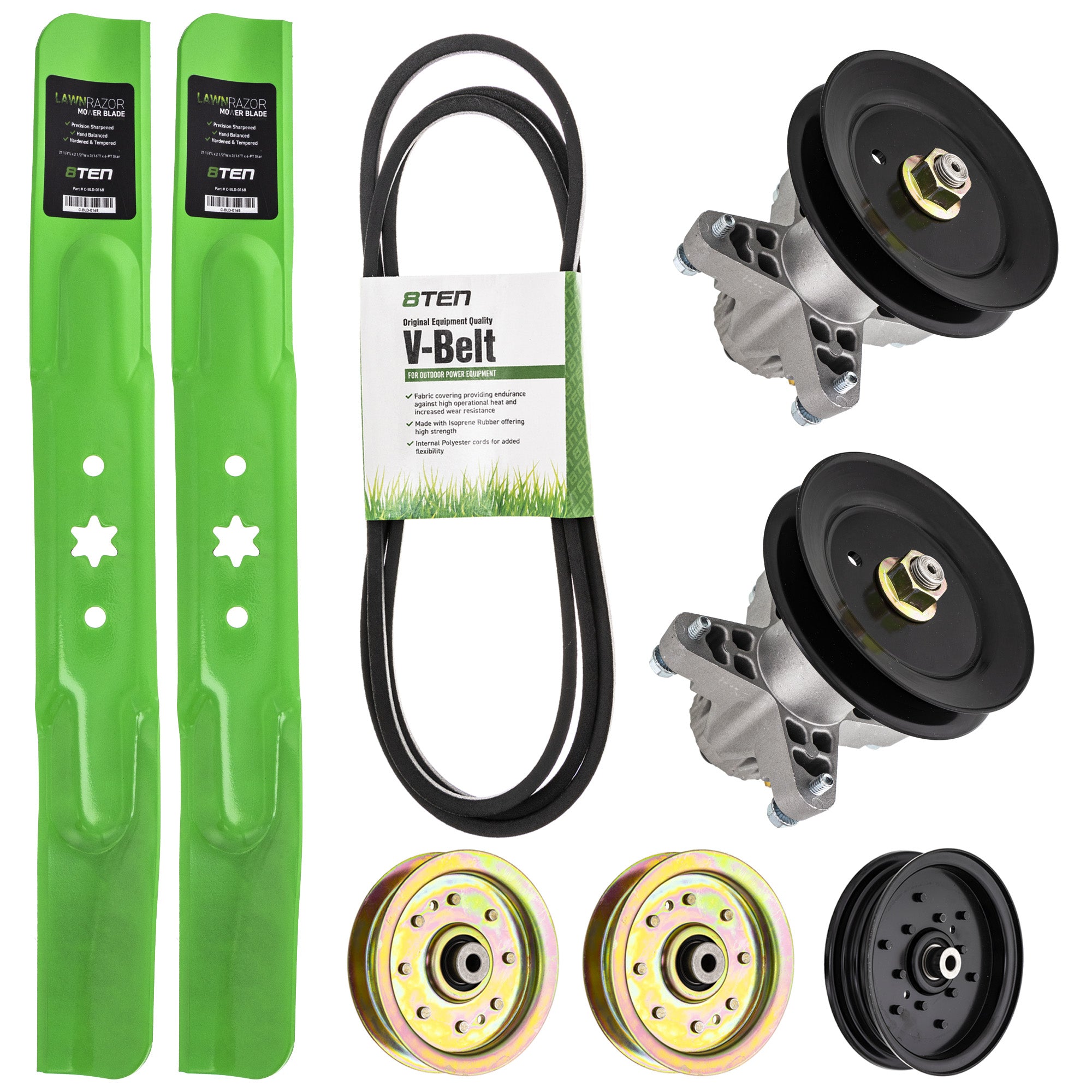 Mower Deck Rebuild Kit for Stens Oregon MTD Cub Cadet Troy-Bilt YT942 YT542K YT542 8TEN MK1005719