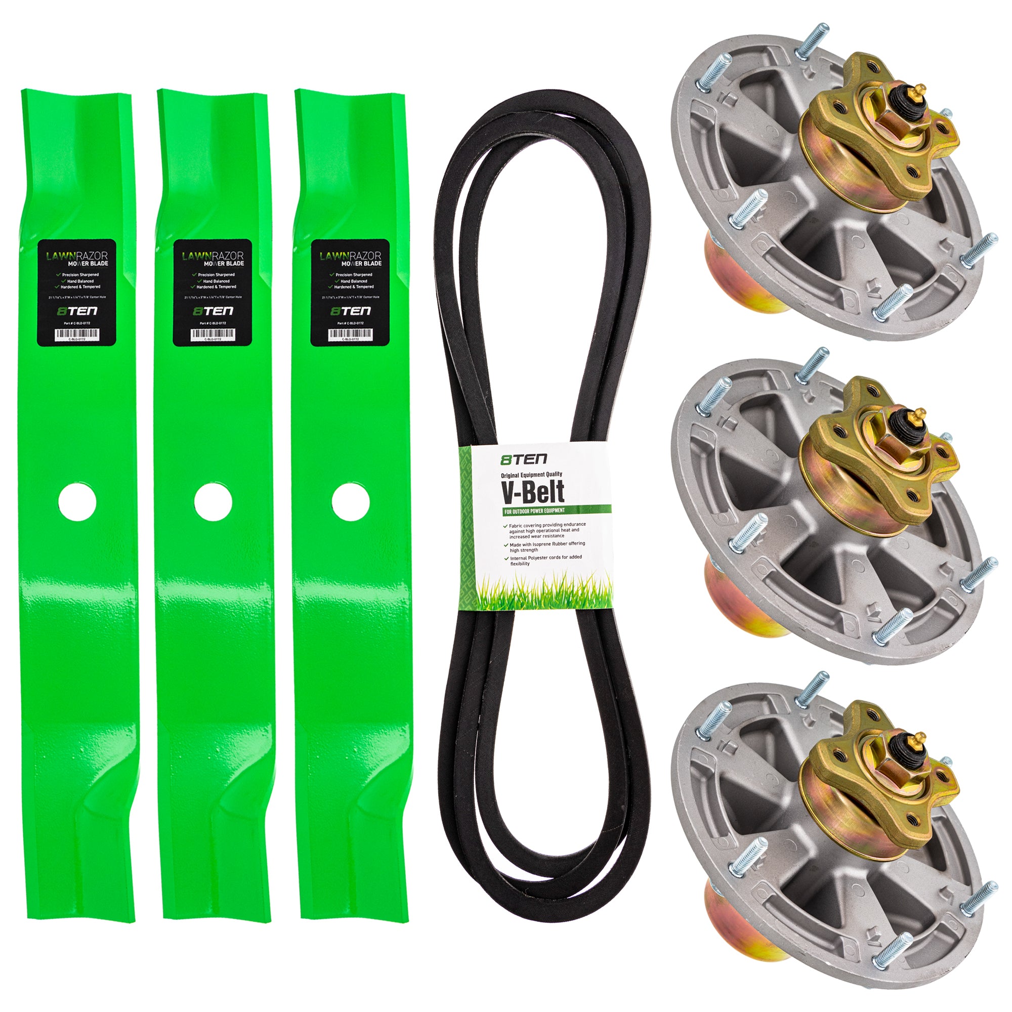 Mower Deck Rebuild Kit for Stens Oregon MTD Cub Cadet Troy-Bilt John Deere Deere TCU15881 8TEN MK1005742