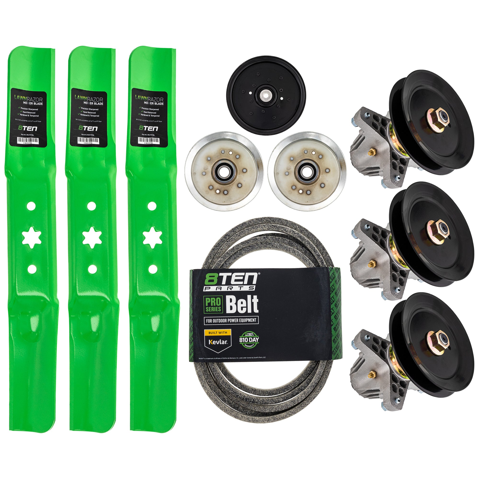 Mower Deck Rebuild Kit for Stens Oregon MTD Cub Cadet Troy-Bilt ZT-S54 ZT-L54 Z6900 Z6600 8TEN MK1005766