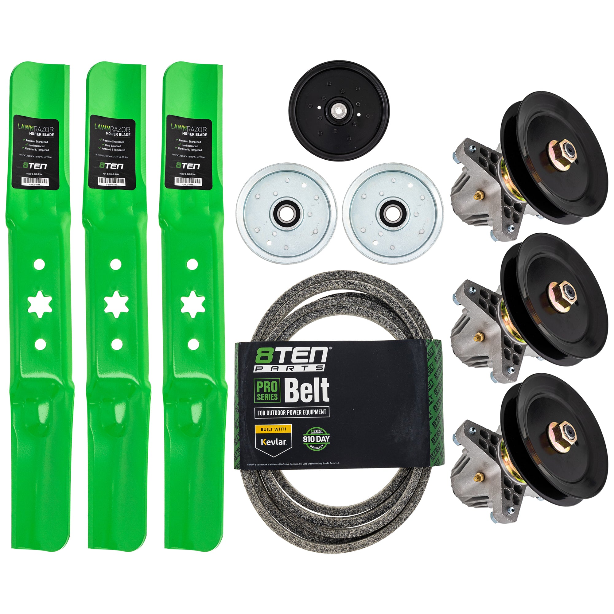 Mower Deck Rebuild Kit for Stens Oregon MTD Cub Cadet Troy-Bilt ZT-S54 ZT-L54 Z6900 Z6600 8TEN MK1005768