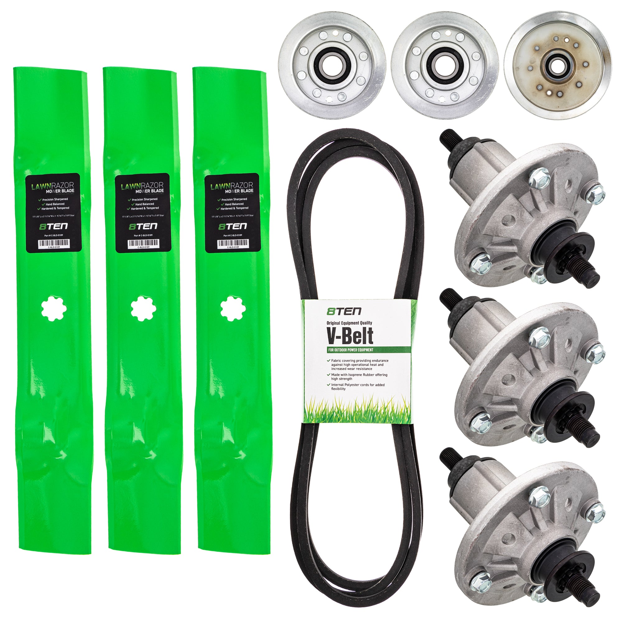 Mower Deck Rebuild Kit for zOTHER Walbro Stens Oregon MTD Cub Cadet Troy-Bilt John Deere 8TEN MK1005781
