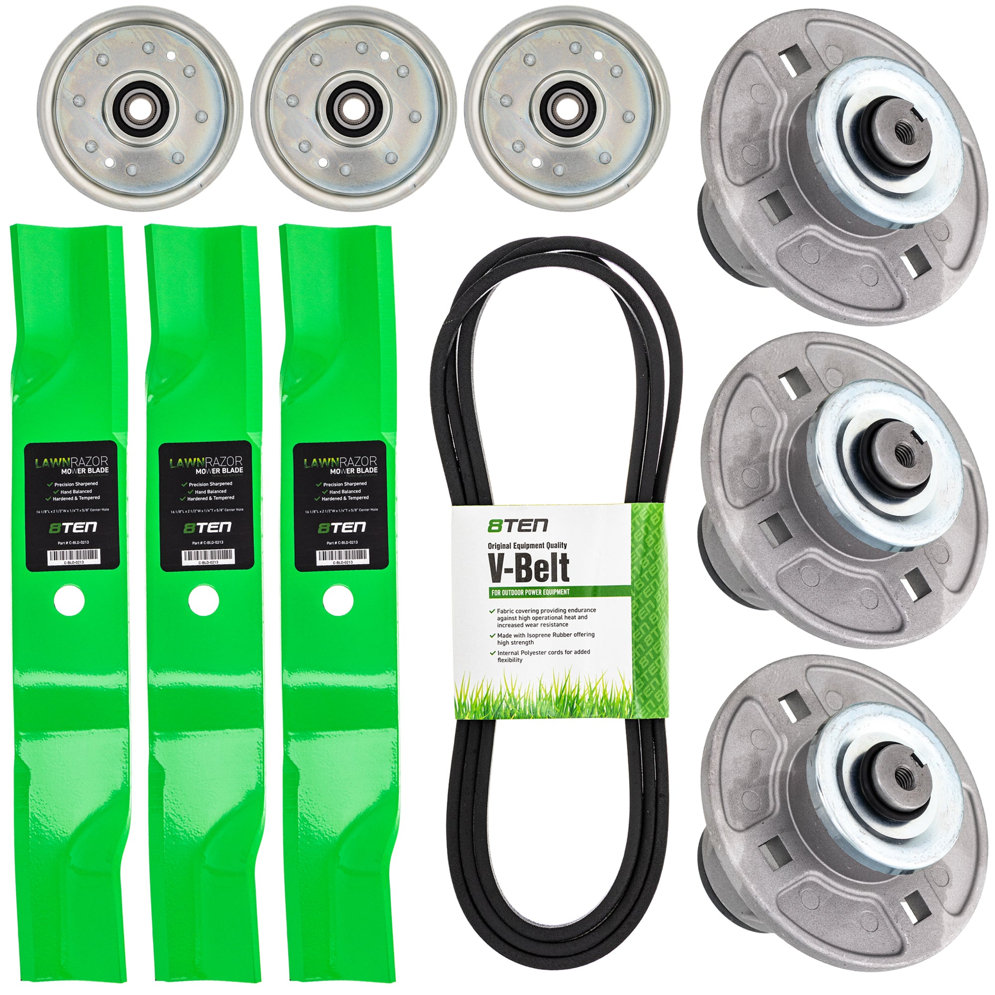 Mower Deck Rebuild Kit for zOTHER YAZOO-KEES Woods Walbro Toro Exmark Stens Snapper Oregon 8TEN MK1005822