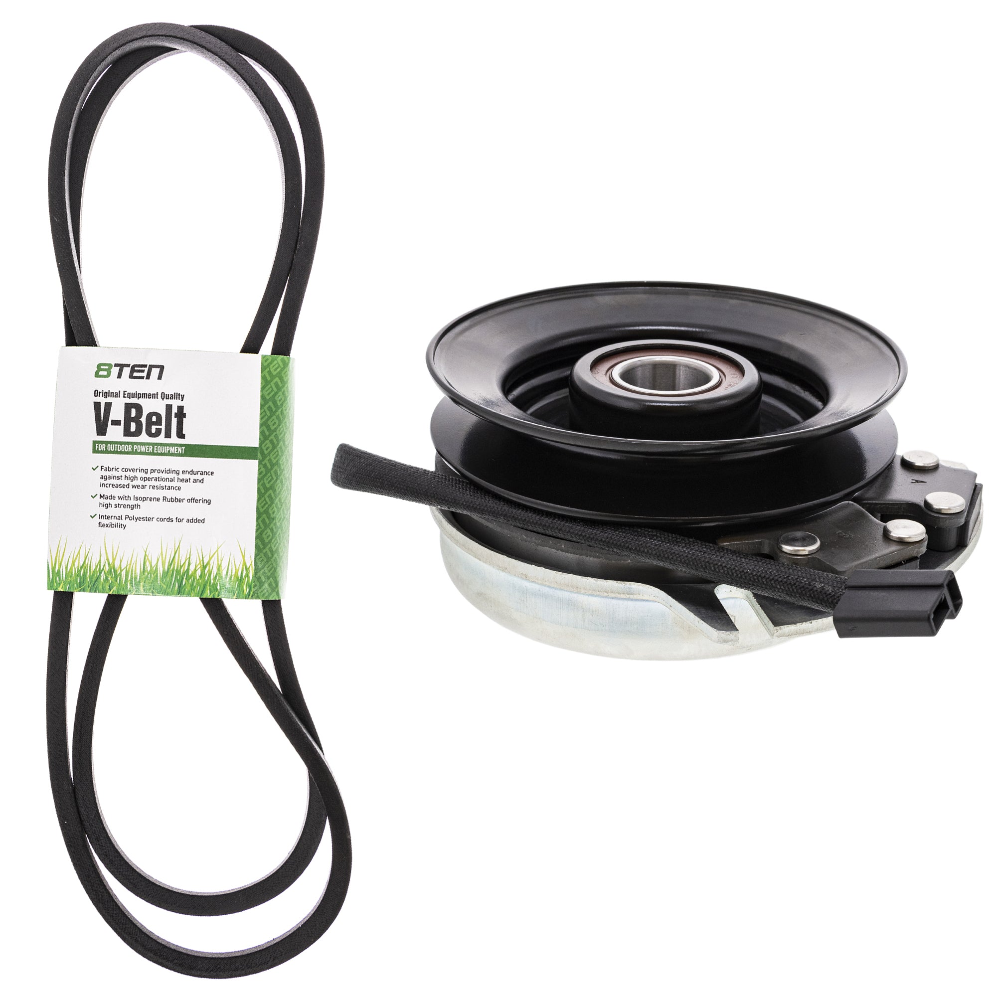 Electric PTO Clutch & Belt Kit for Xtreme Warner Stens Snapper Toro Landscape SIMPLICITY 8TEN MK1006320